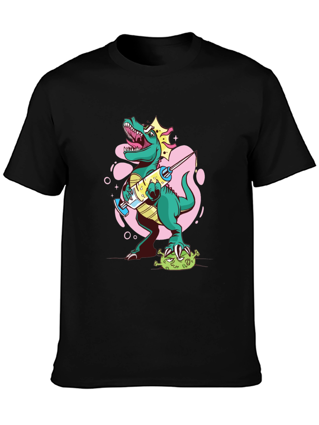 Dino Vaccine T-Shirt - Cure the Virus!