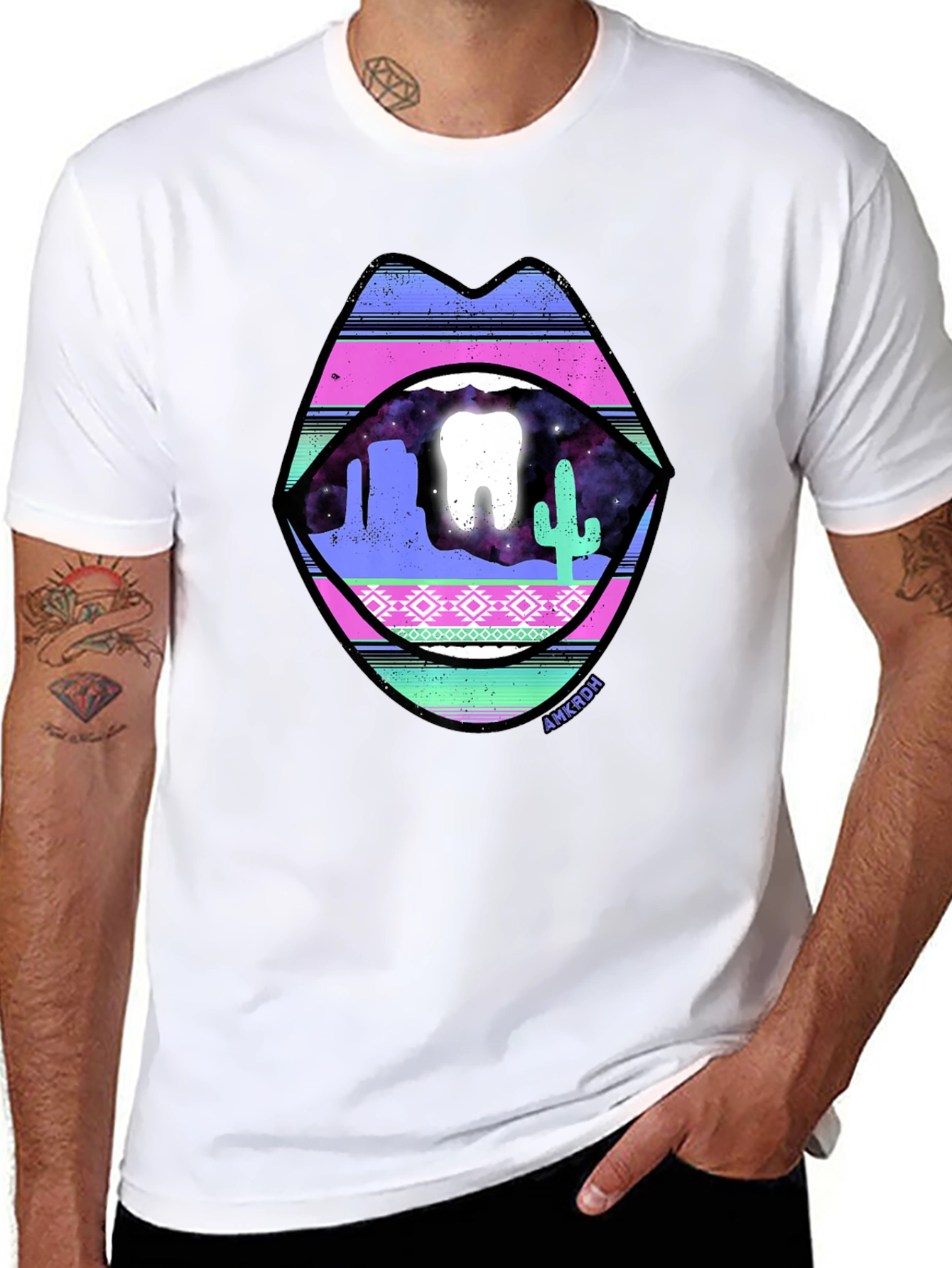 Desert Tooth Lips Graphic Tee