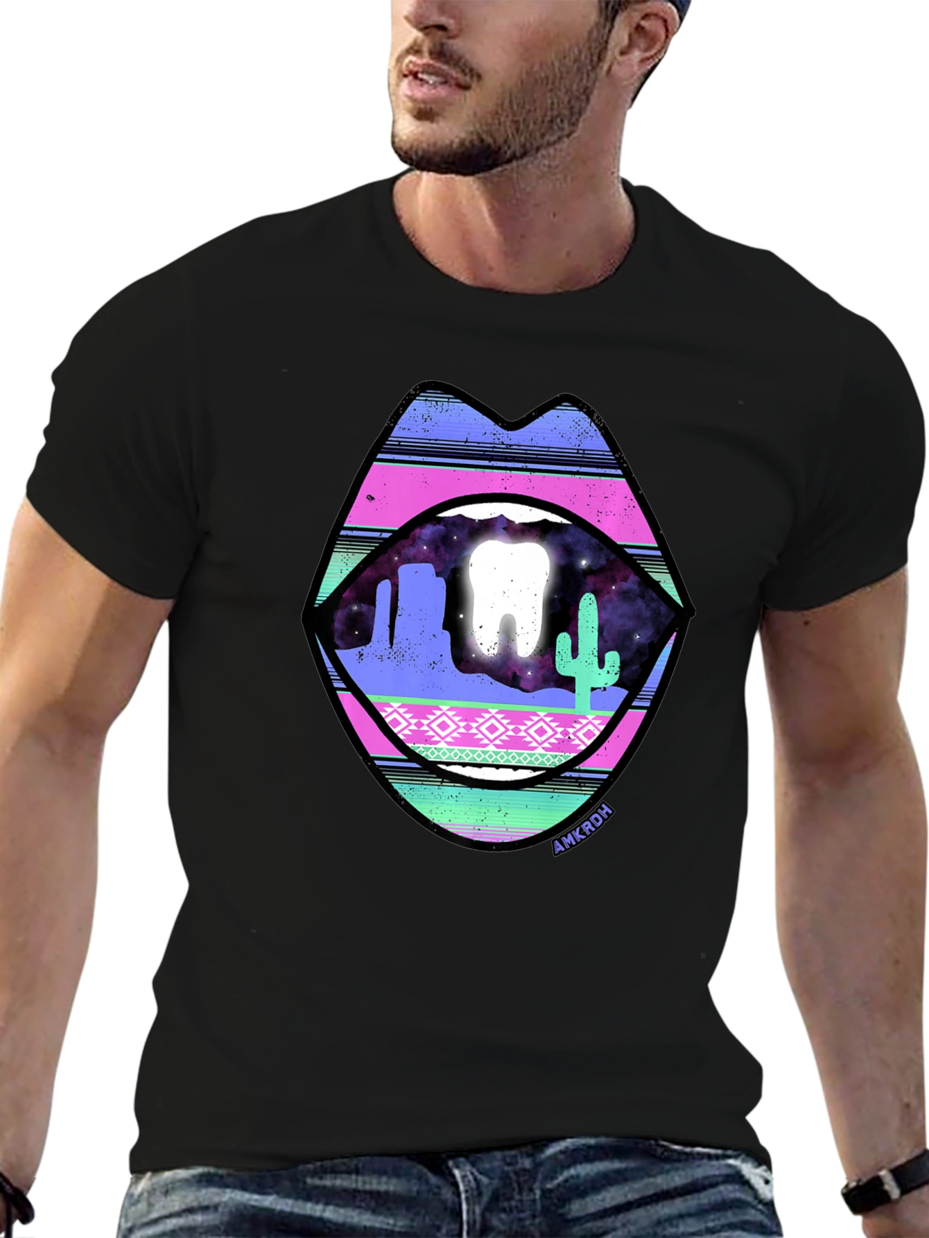 Desert Tooth Lips Graphic Tee