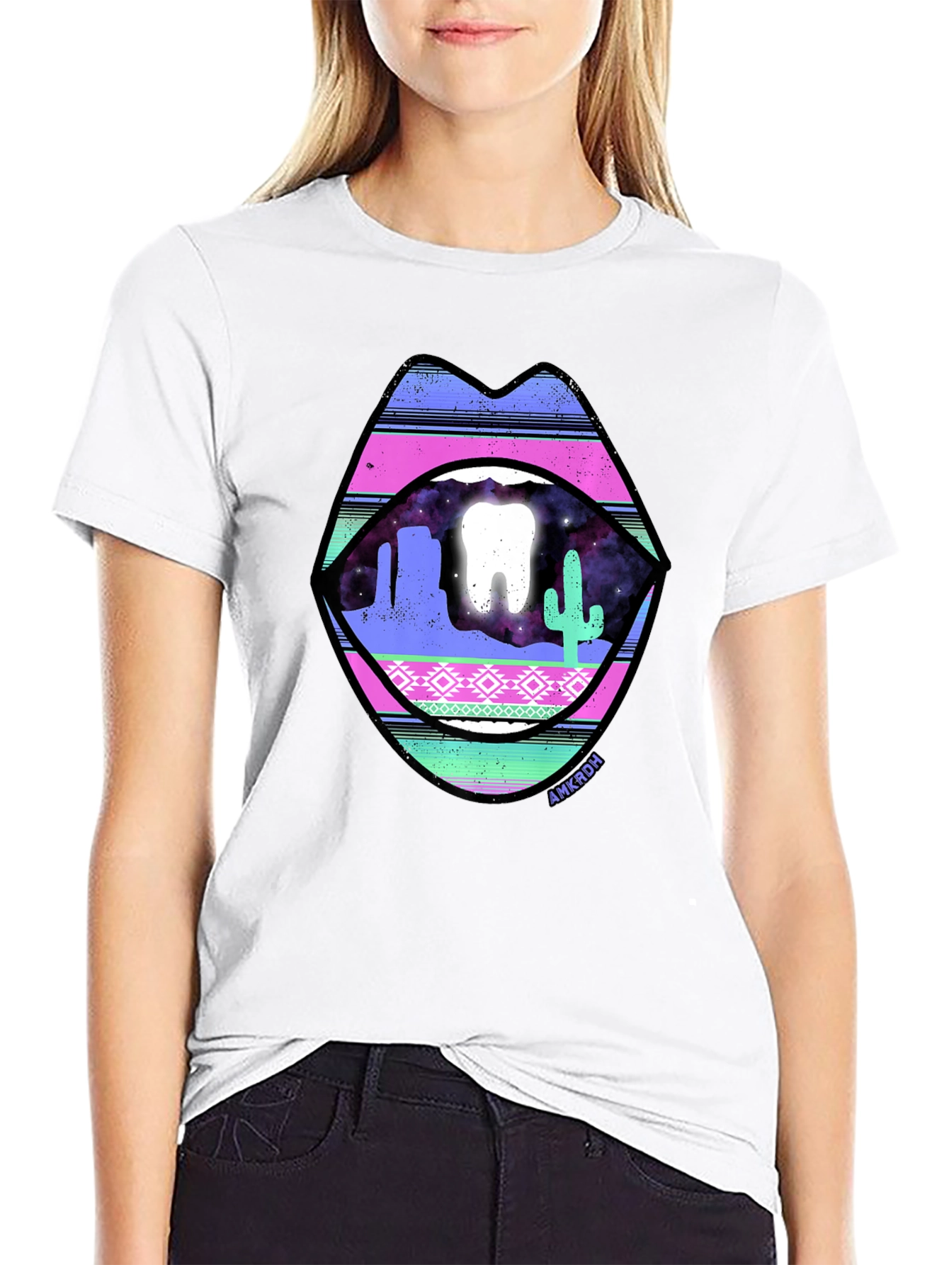 Desert Tooth Lips Graphic Tee