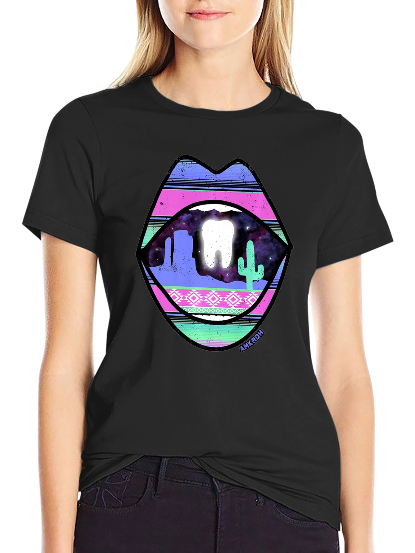 Desert Tooth Lips Graphic Tee