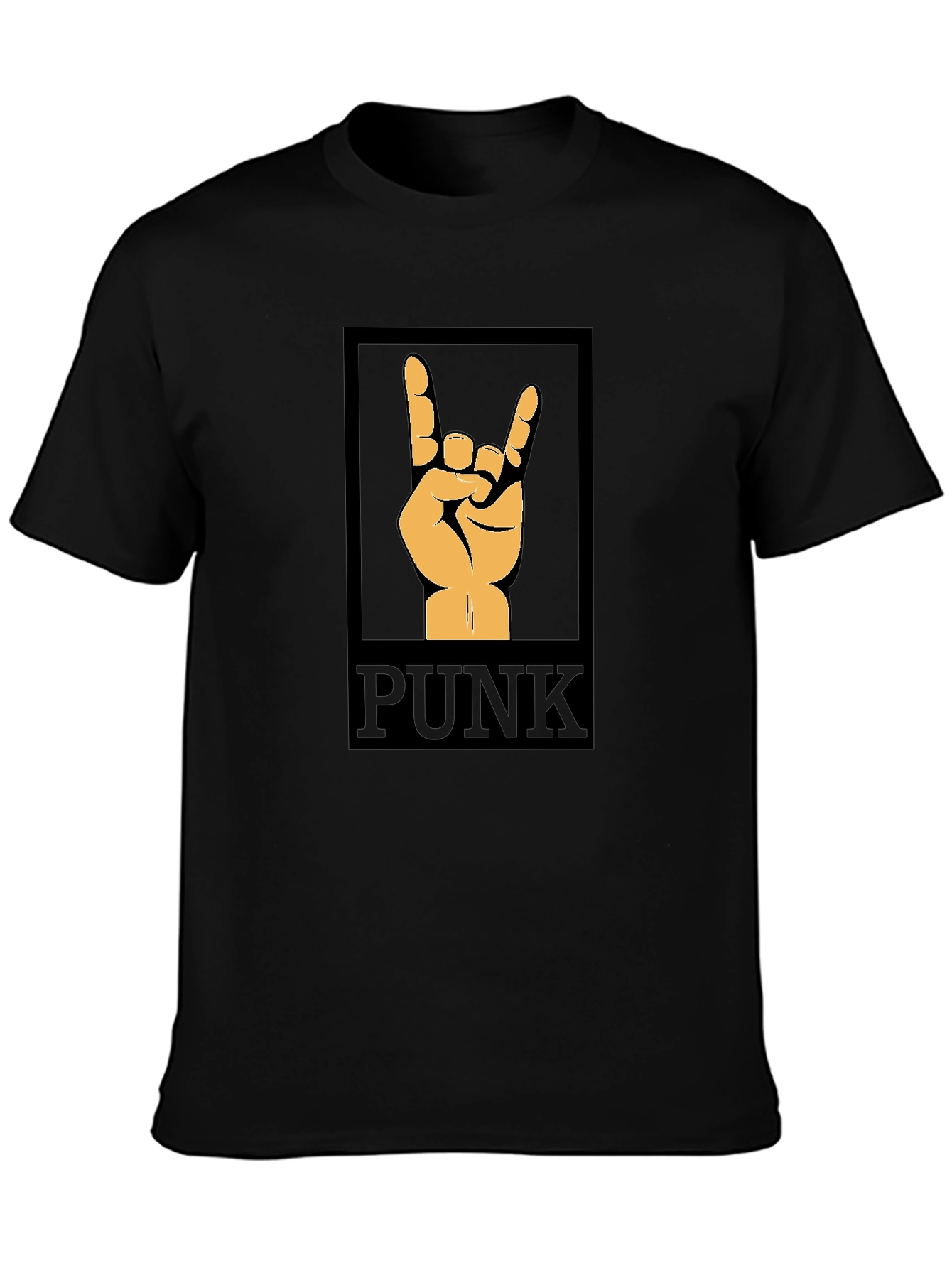 Punk Rock Hand Graphic T-Shirt