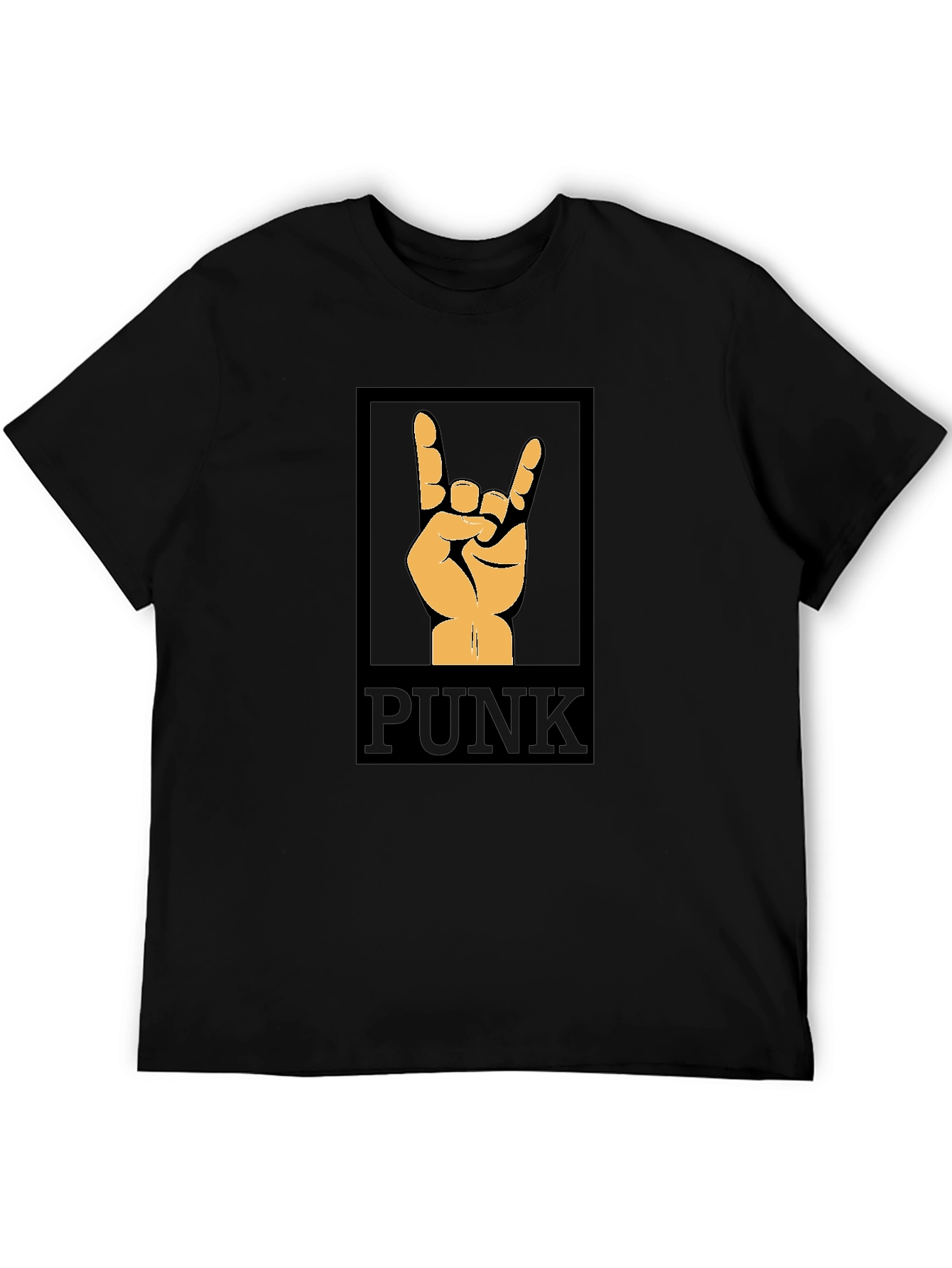 Punk Rock Hand Graphic T-Shirt