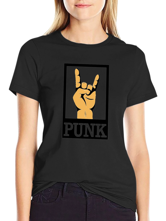 Punk Rock Hand Graphic T-Shirt