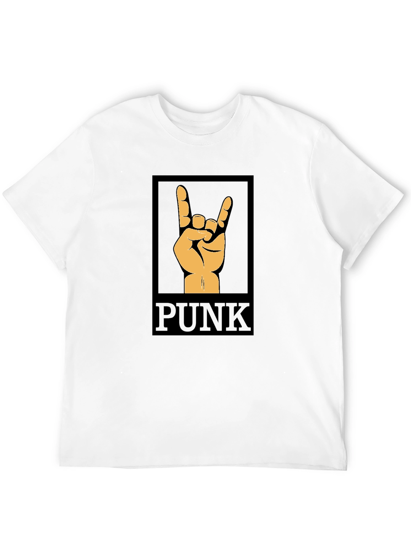 Punk Rock Hand Graphic T-Shirt