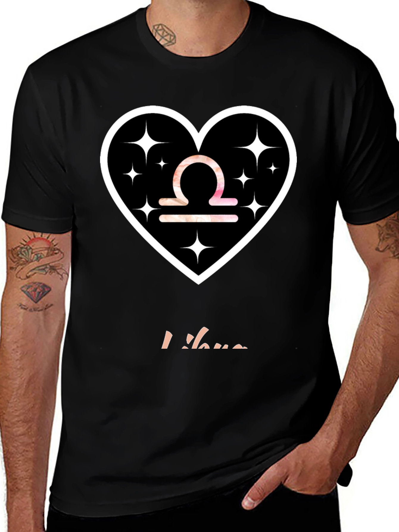 Libra Zodiac Sign Graphic T-Shirt