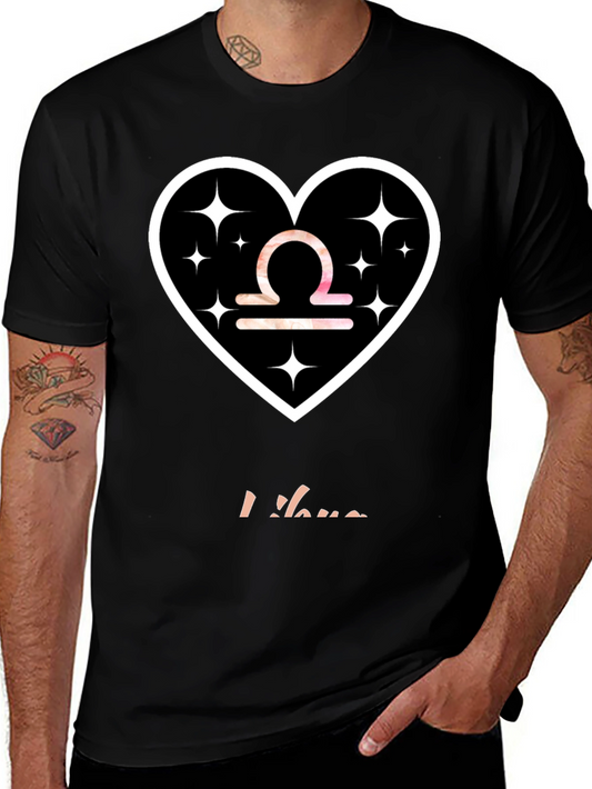Libra Zodiac Sign Graphic T-Shirt