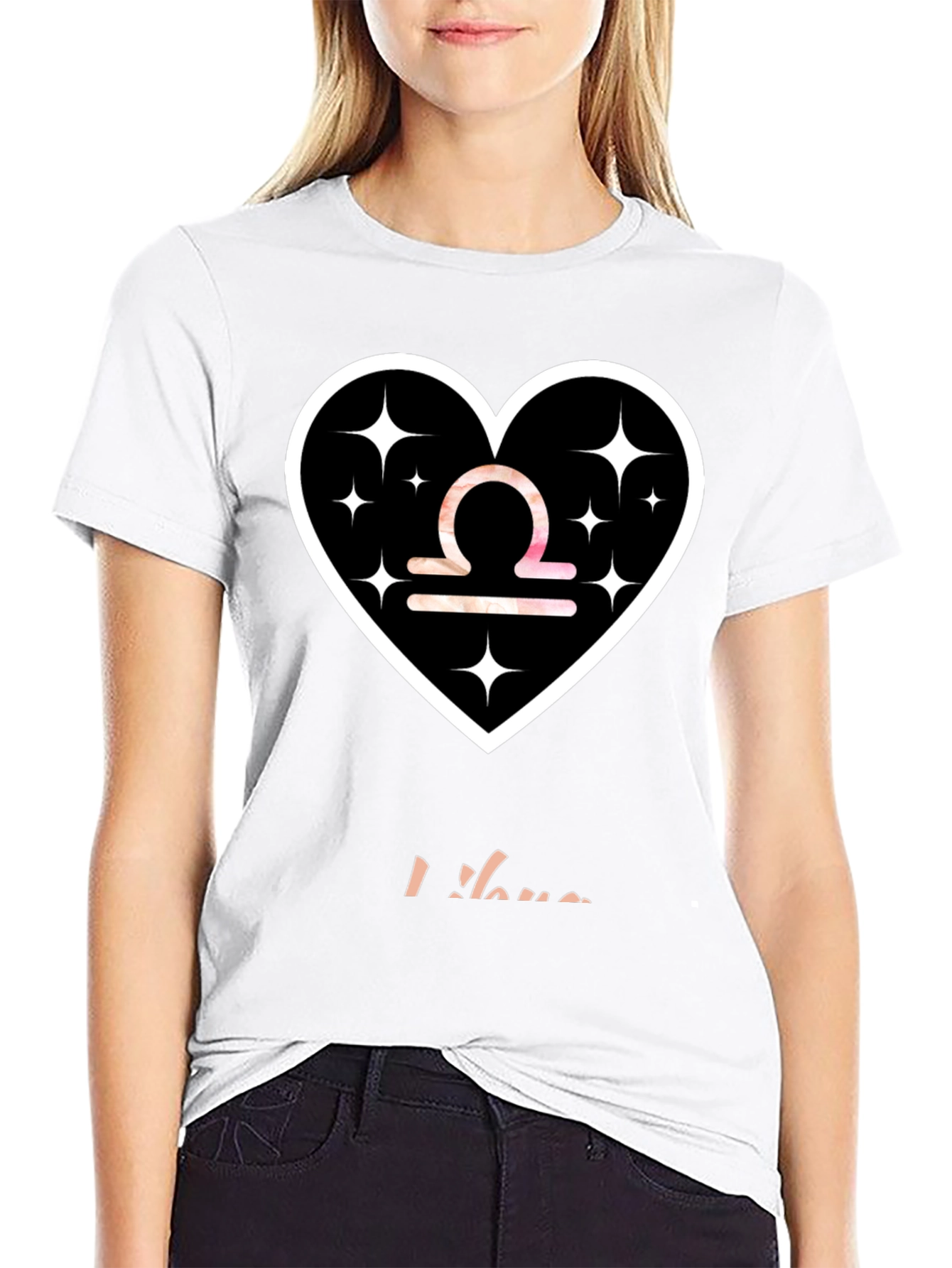 Libra Zodiac Sign Graphic T-Shirt