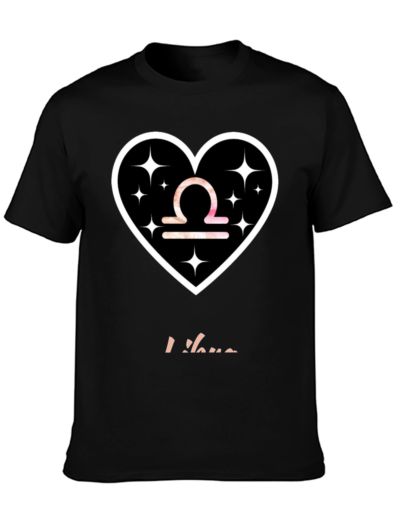 Libra Zodiac Sign Graphic T-Shirt