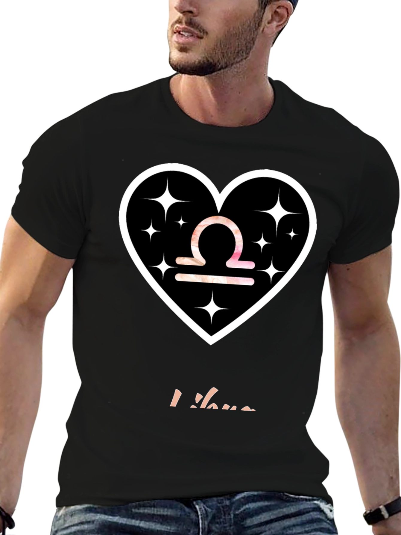 Libra Zodiac Sign Graphic T-Shirt