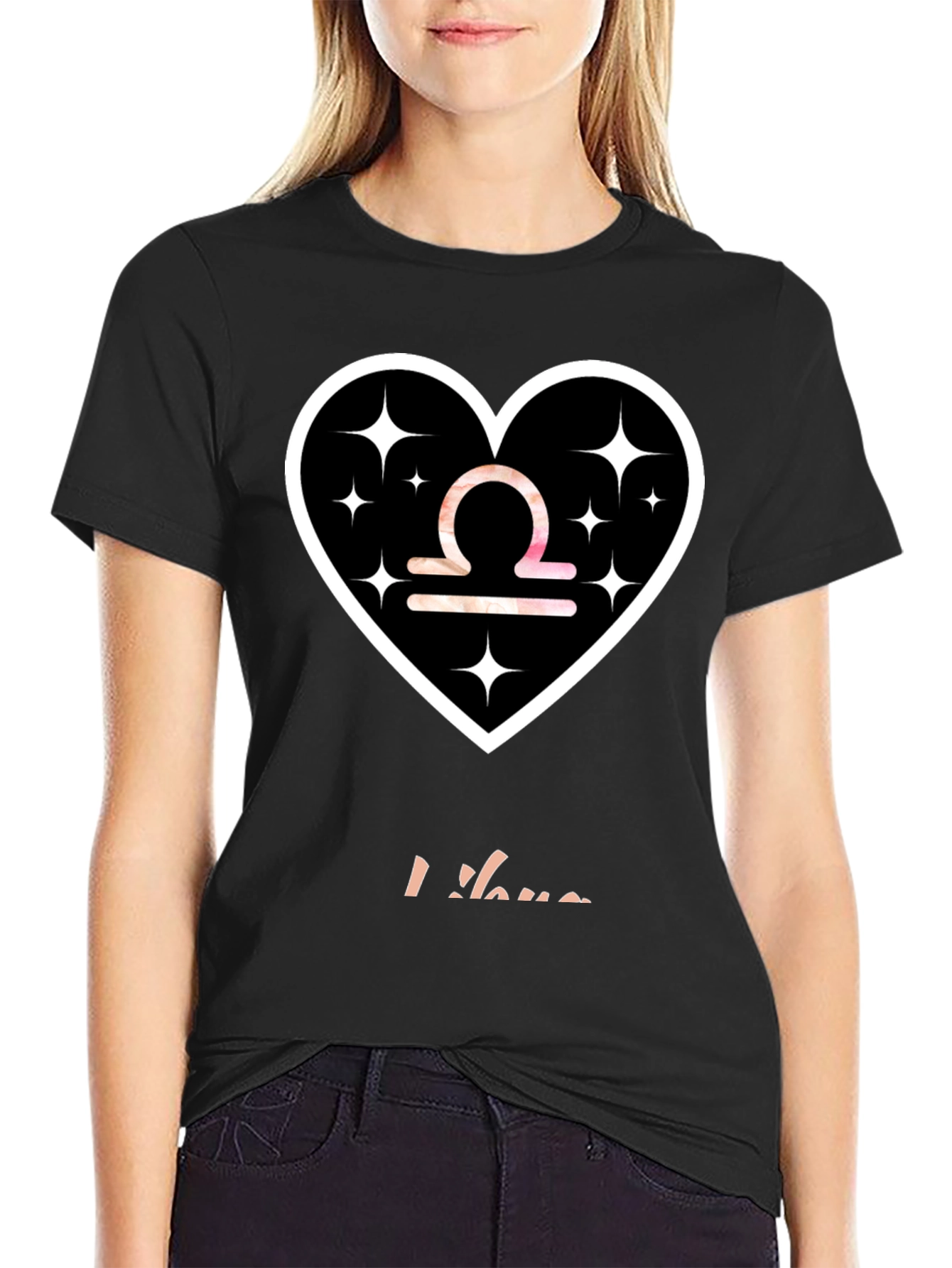 Libra Zodiac Sign Graphic T-Shirt