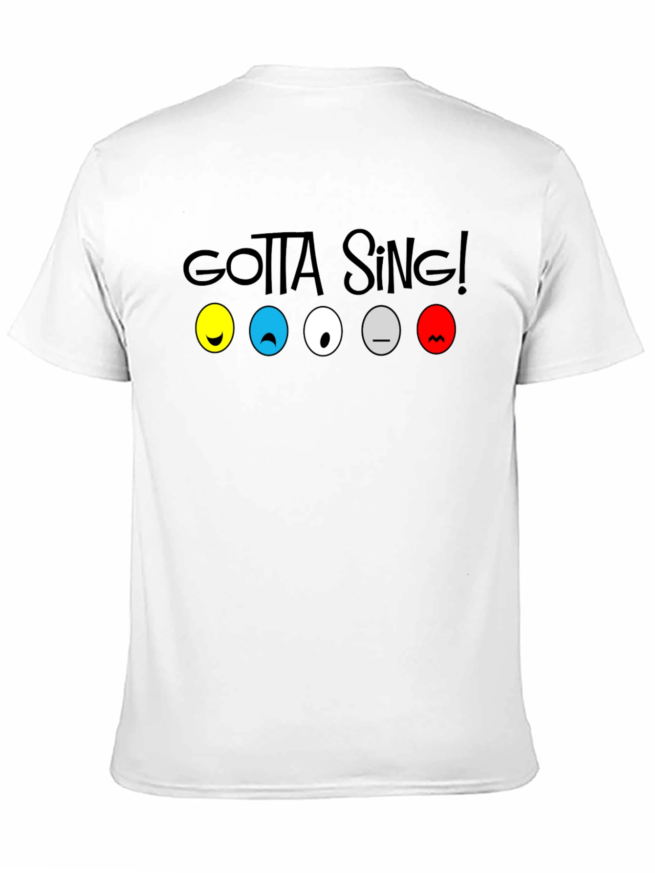 Gotta Sing! Emoji Graphic Tee - Black