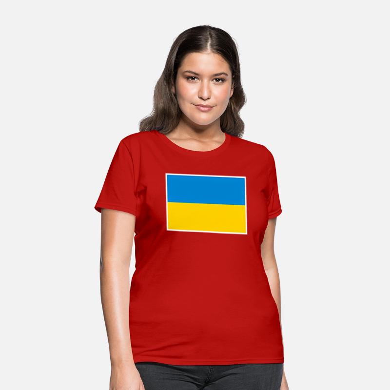 Ukraine Flag With Ukrainian National Colors