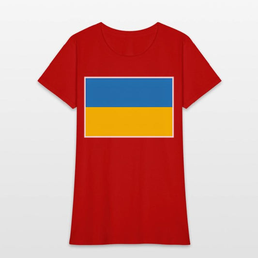 Ukraine Flag With Ukrainian National Colors