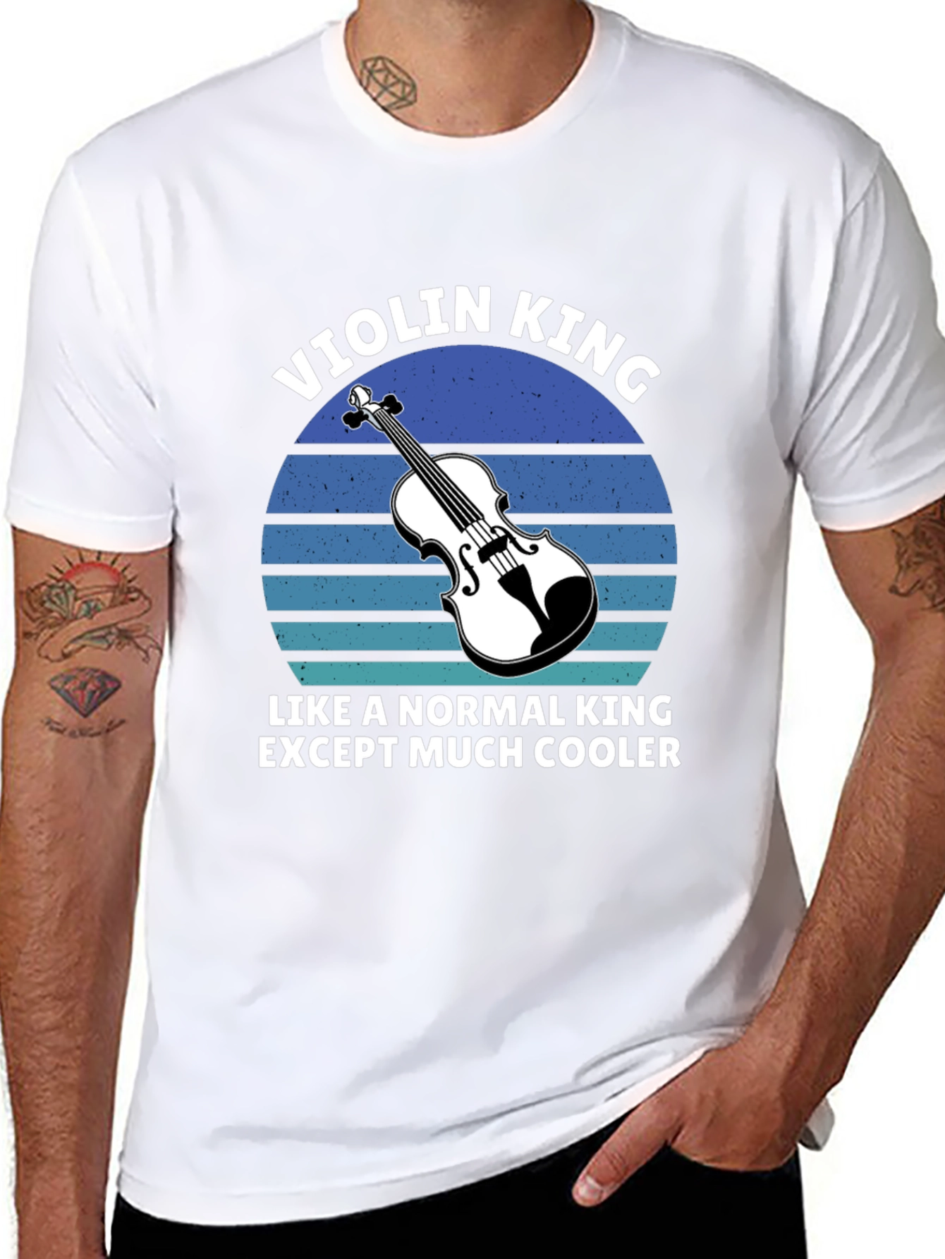 Violin King Graphic T-Shirt