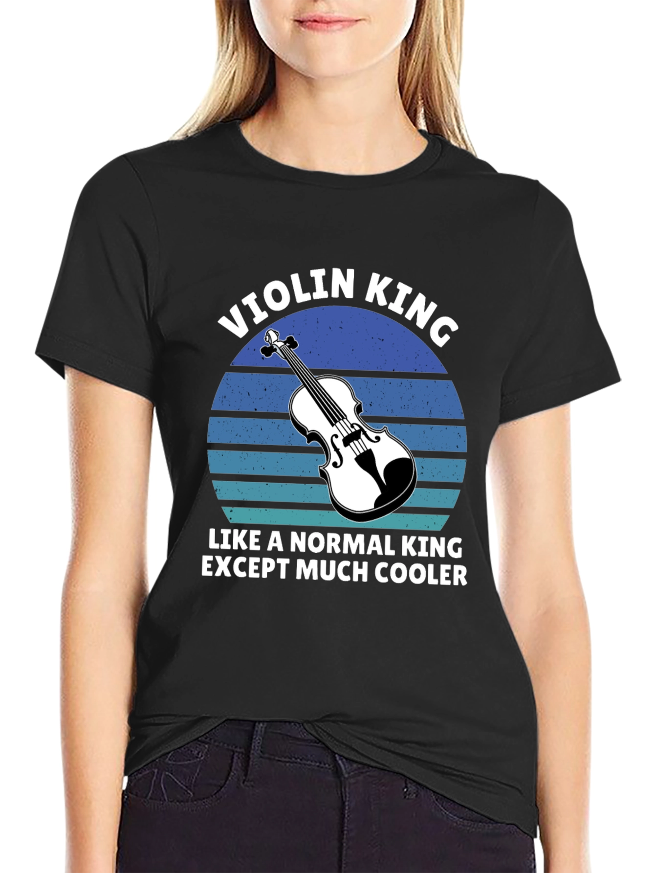 Violin King Graphic T-Shirt