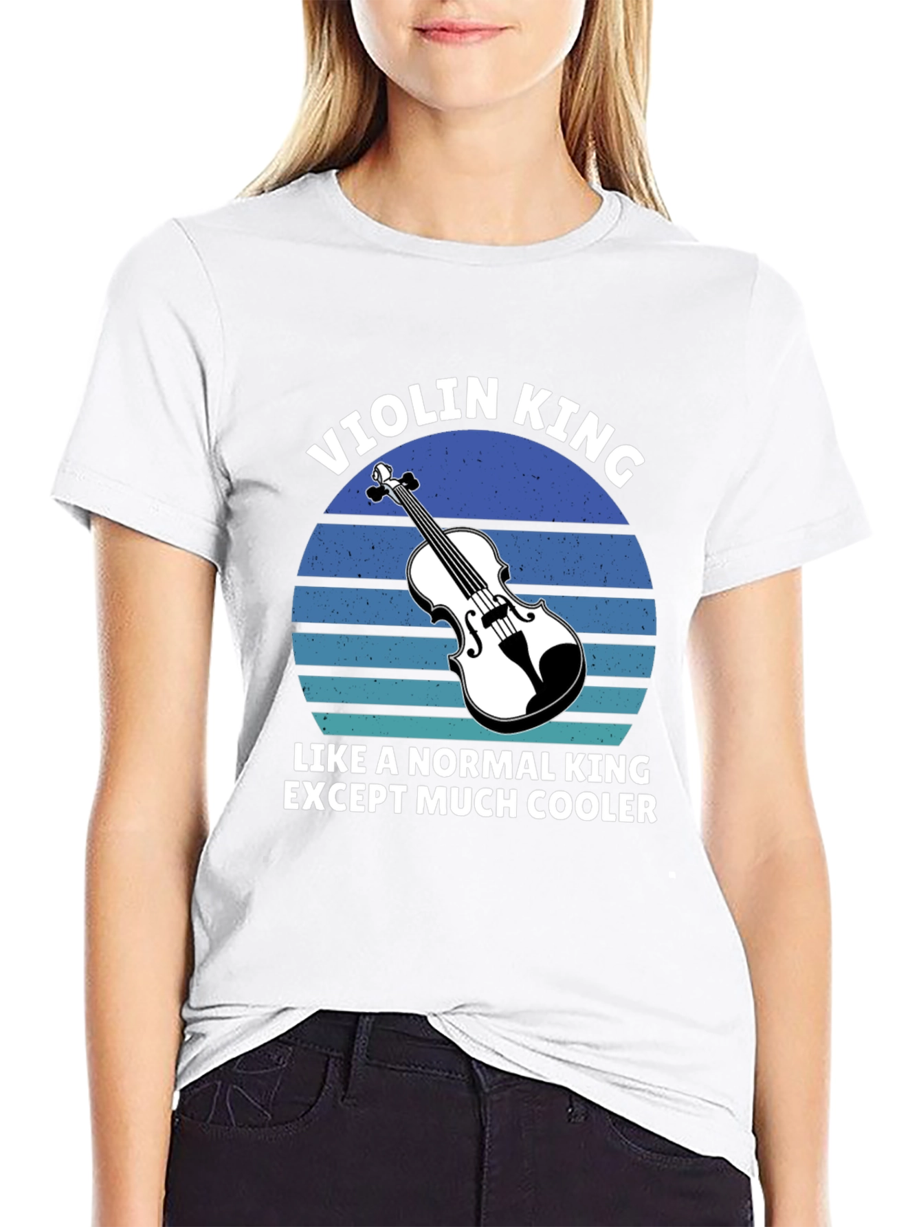 Violin King Graphic T-Shirt
