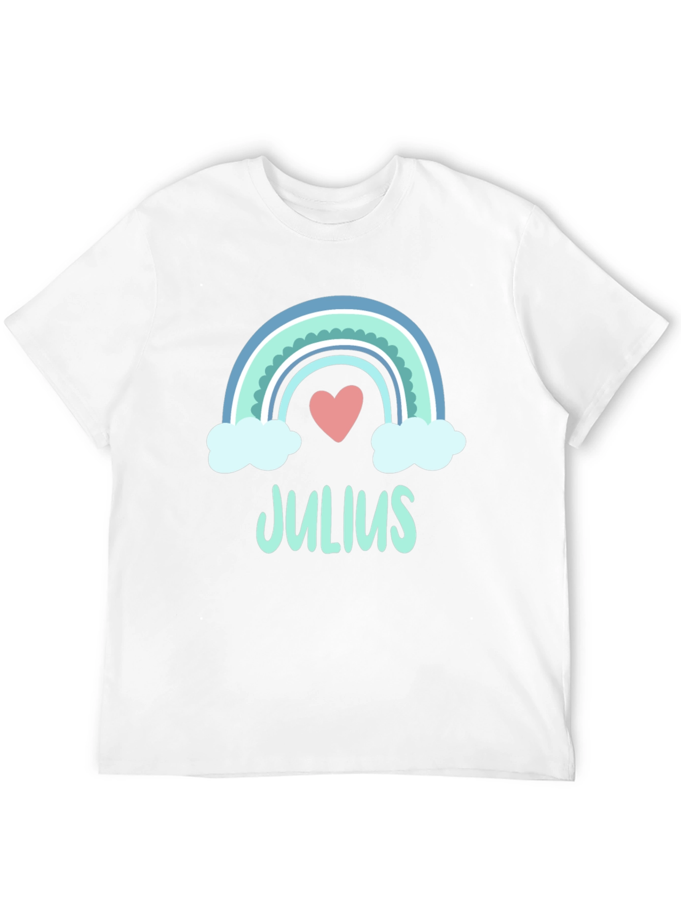 Julius Rainbow Heart T-Shirt - Soft Cotton Blend