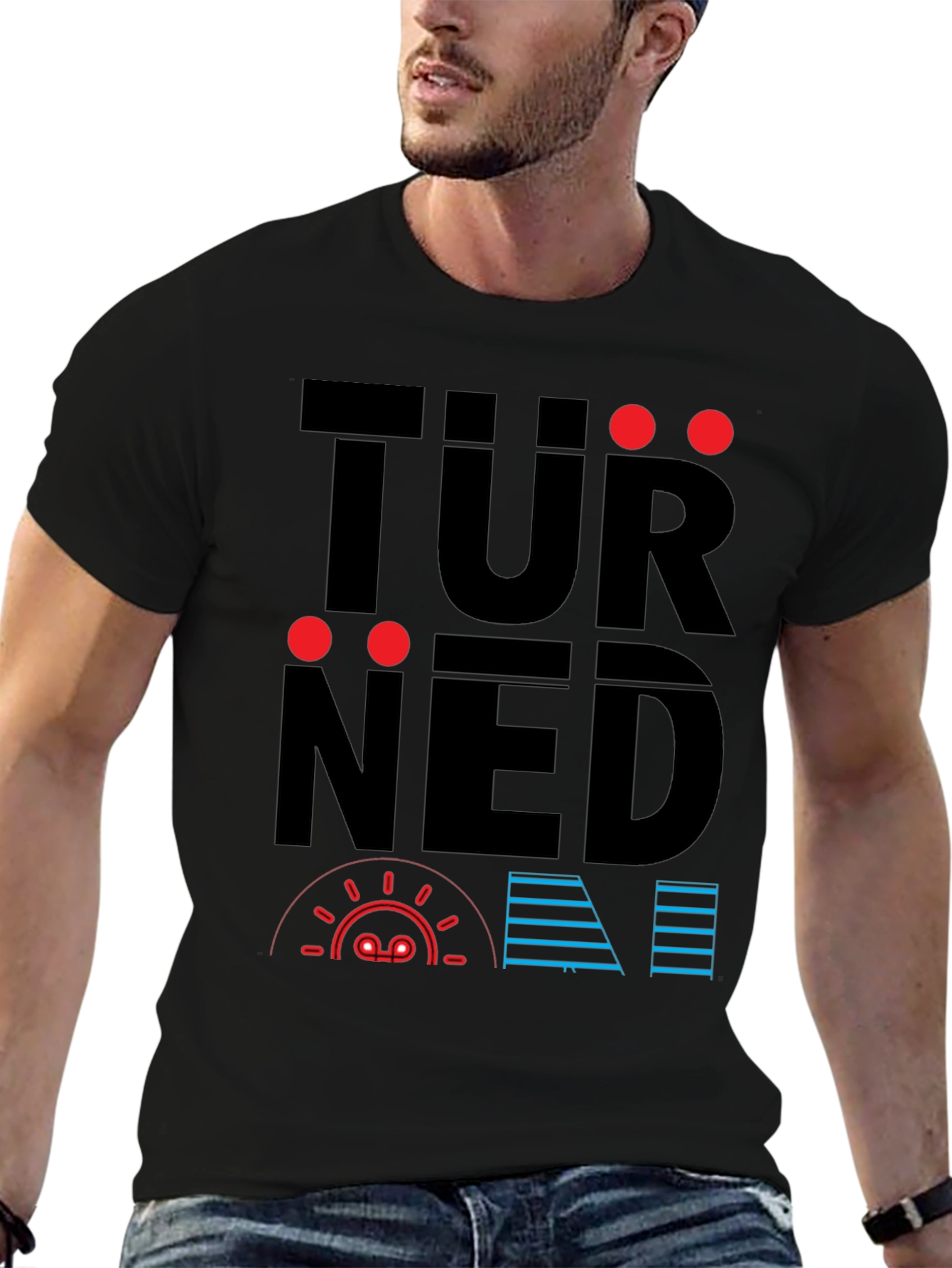 Turned On T-Shirt - Graphic Design Tee