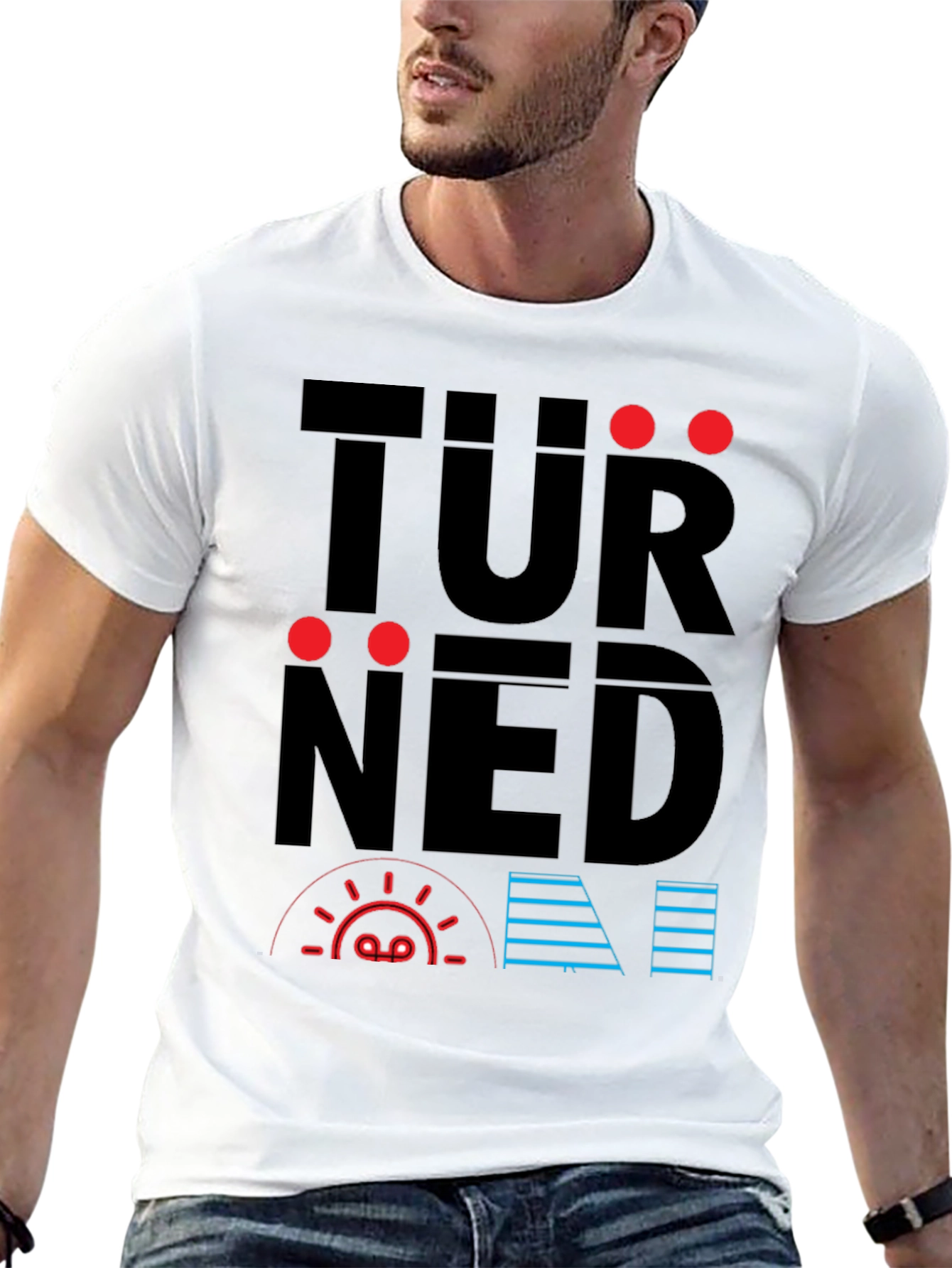 Turned On T-Shirt - Graphic Design Tee