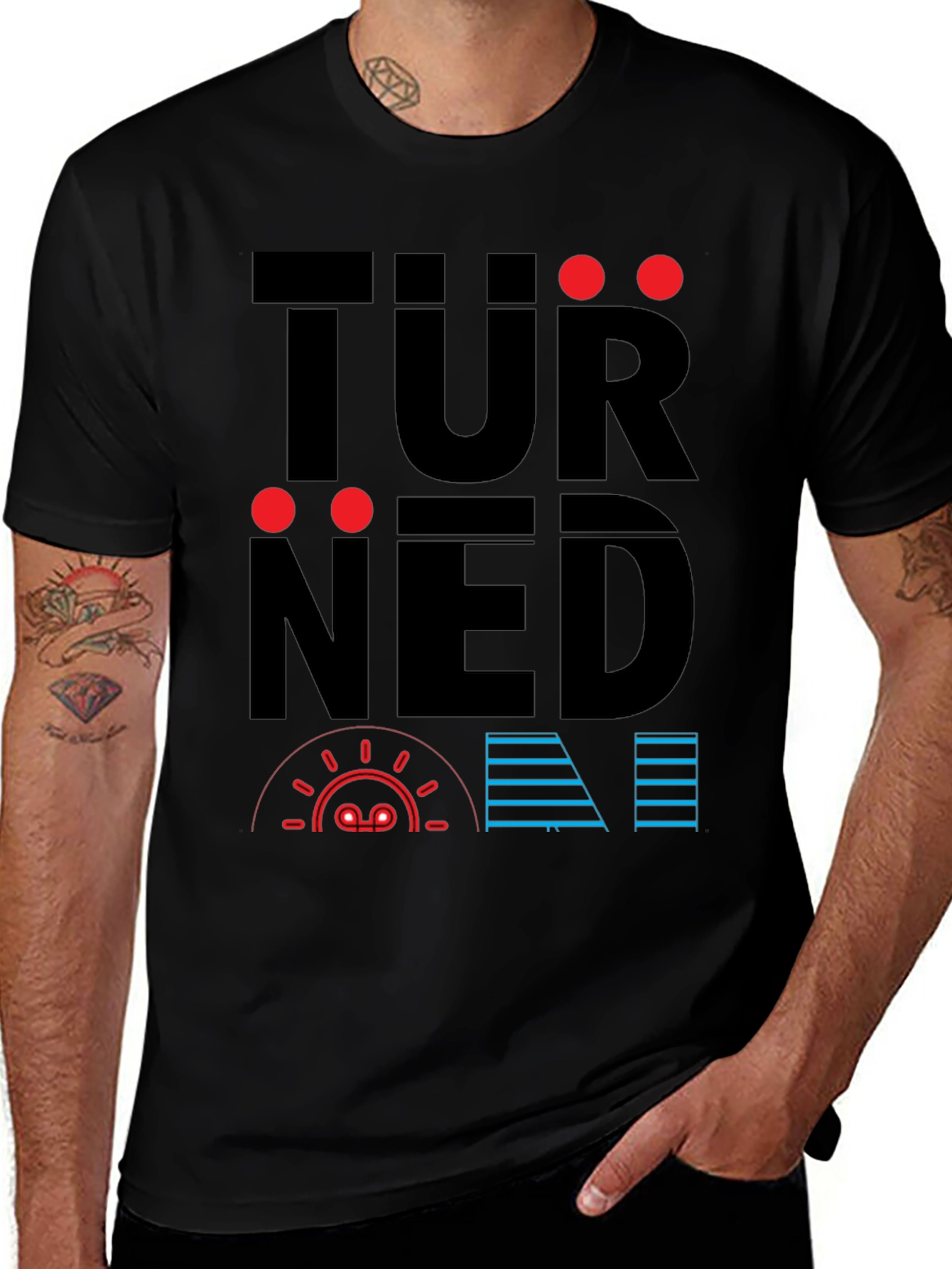 Turned On T-Shirt - Graphic Design Tee
