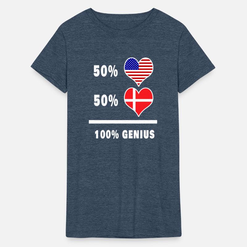 USA and Denmark genius flag design