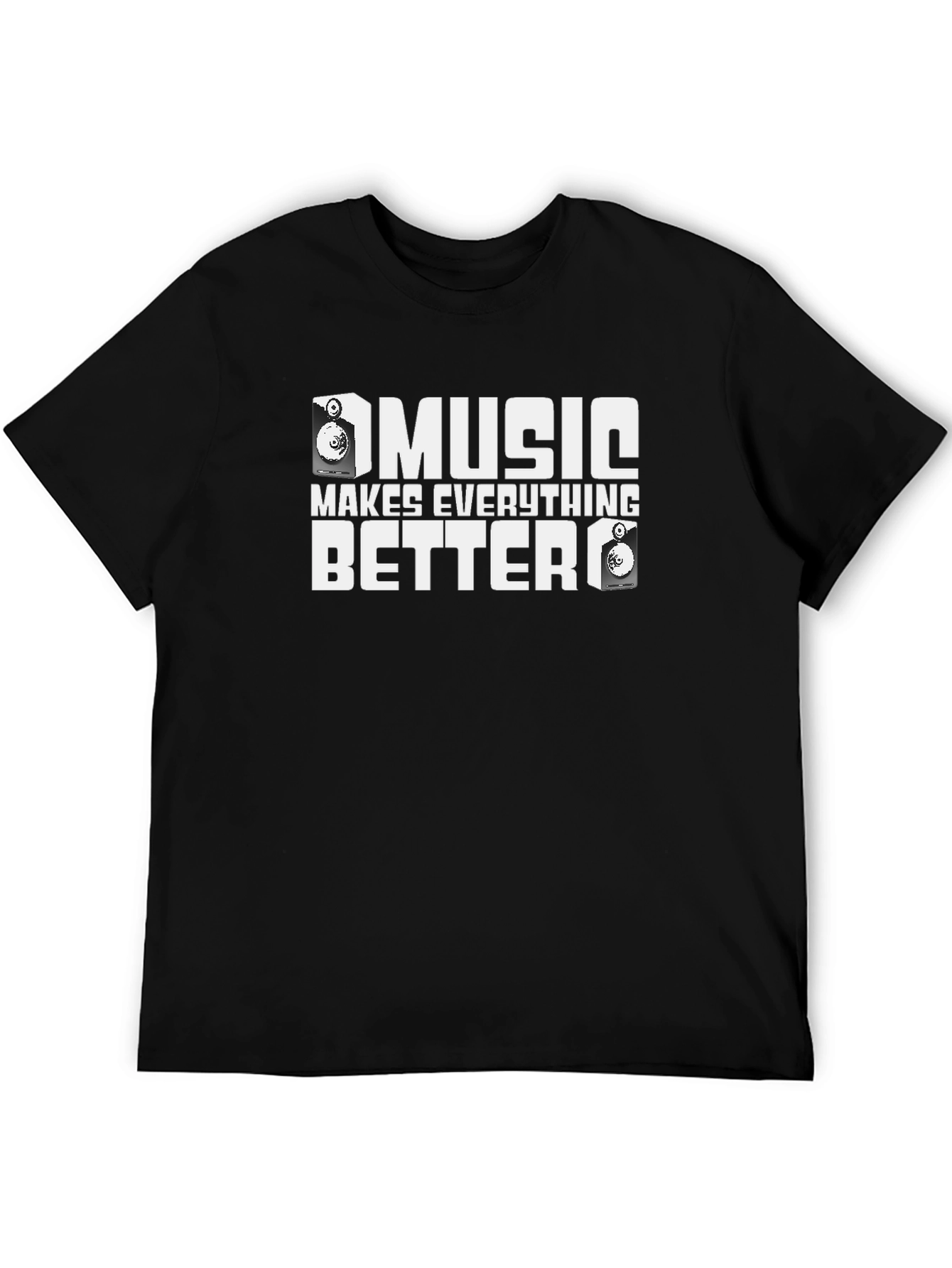 Music Makes Everything Better Graphic T-Shirt