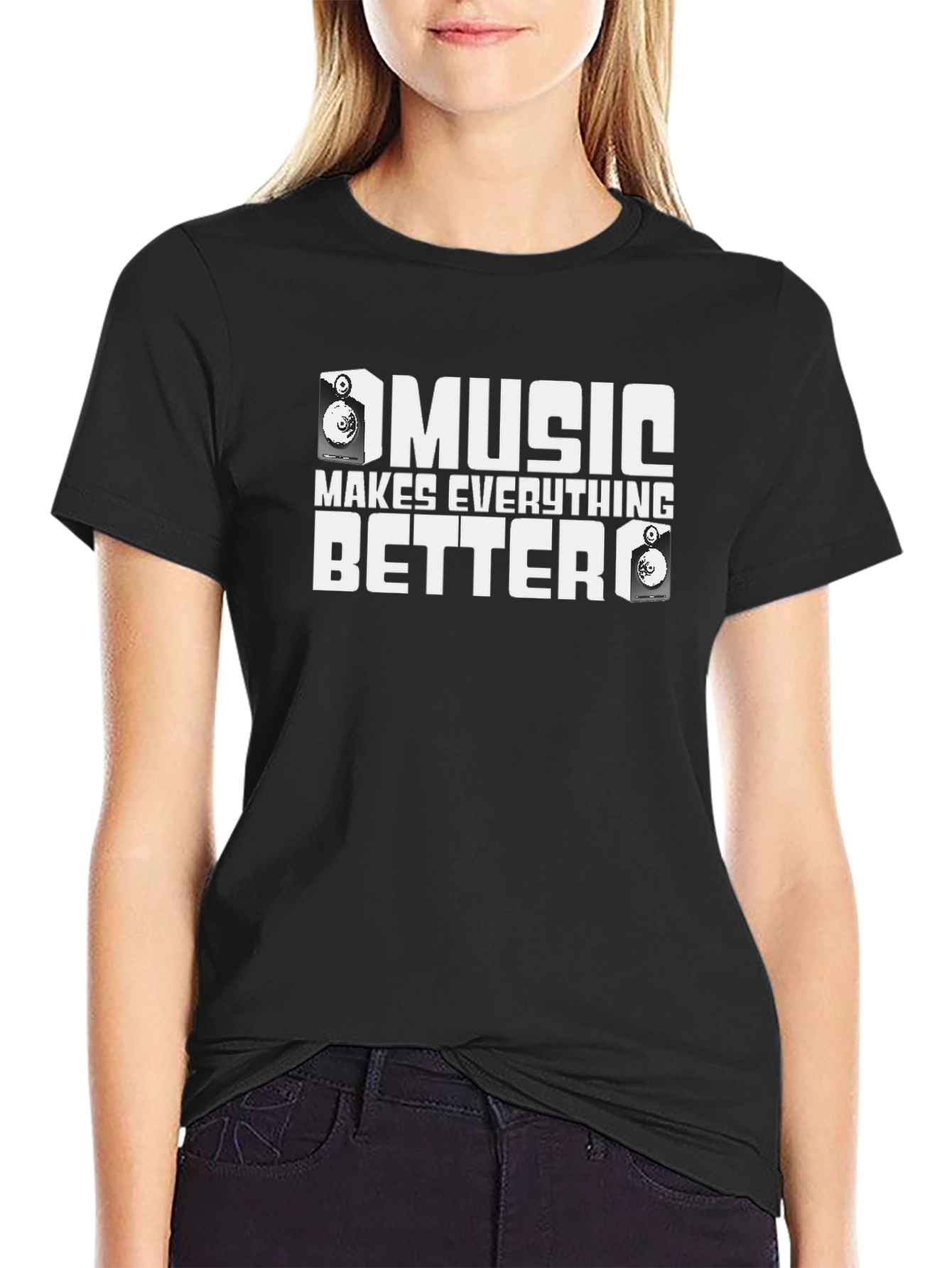Music Makes Everything Better Graphic T-Shirt
