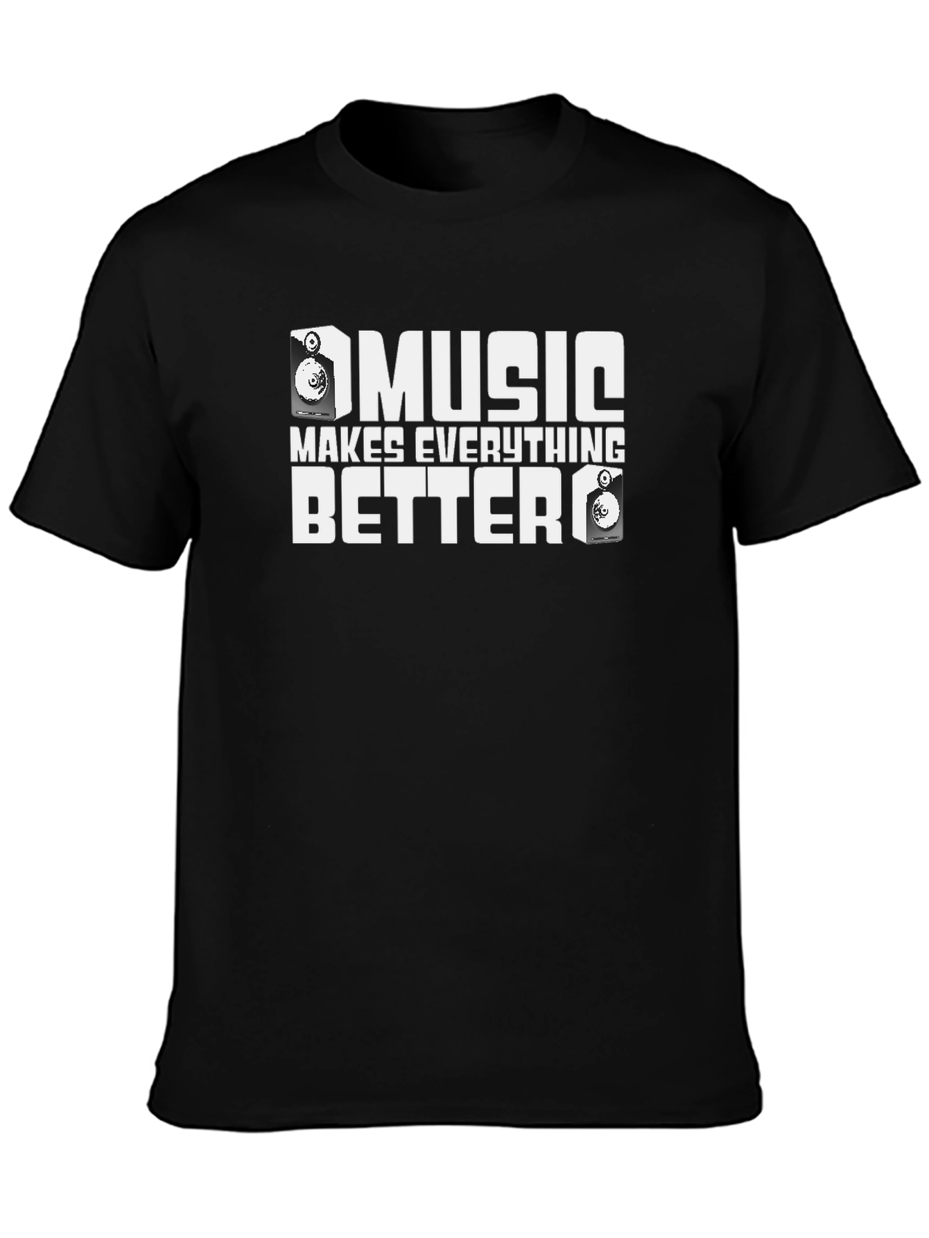 Music Makes Everything Better Graphic T-Shirt