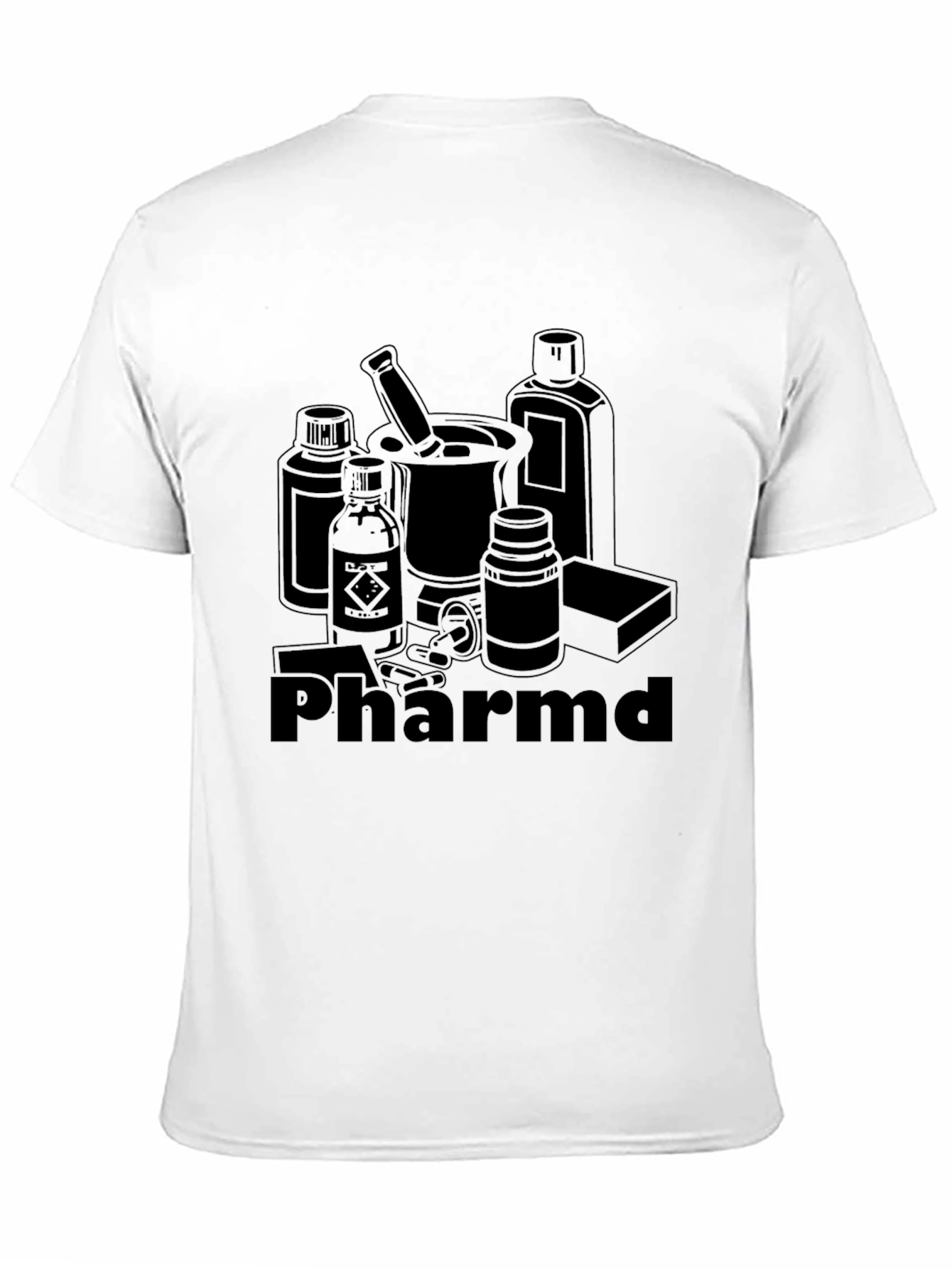 PharmD Black Graphic T-Shirt