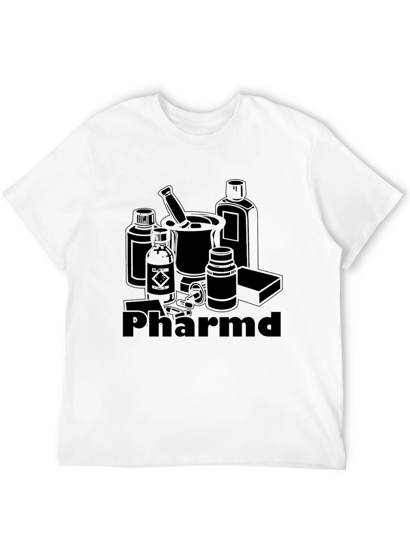 PharmD Black Graphic T-Shirt