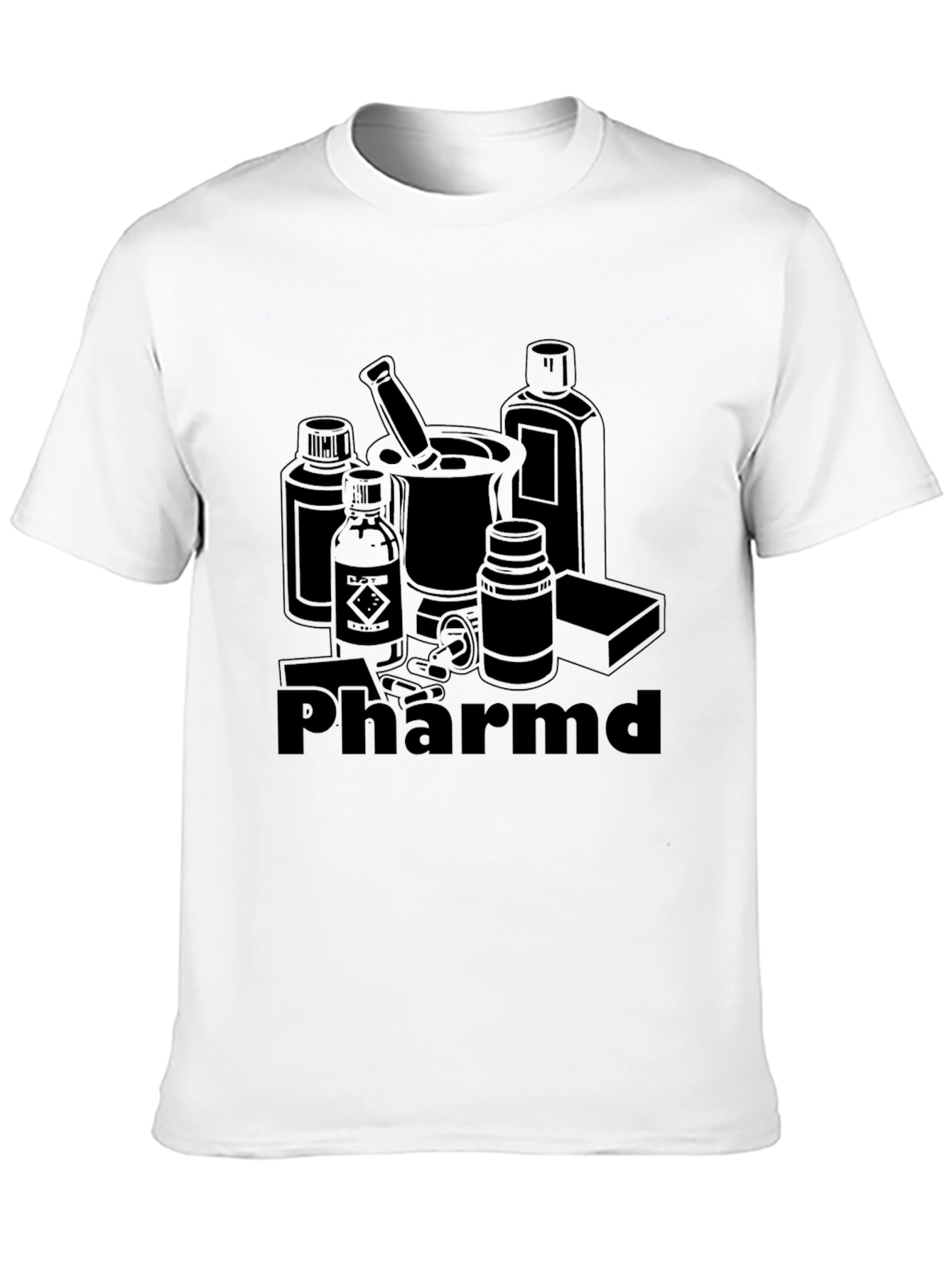 PharmD Black Graphic T-Shirt