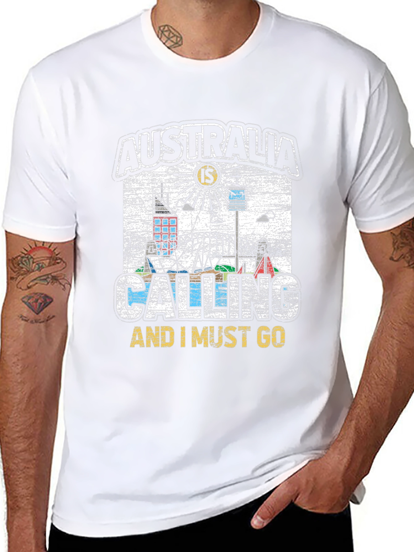 Australia Calling Graphic T-Shirt