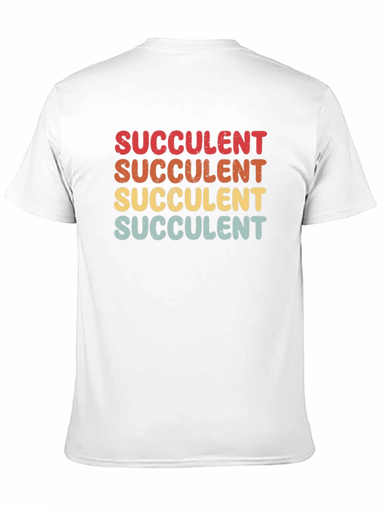 Retro Succulent Graphic Tee - Black