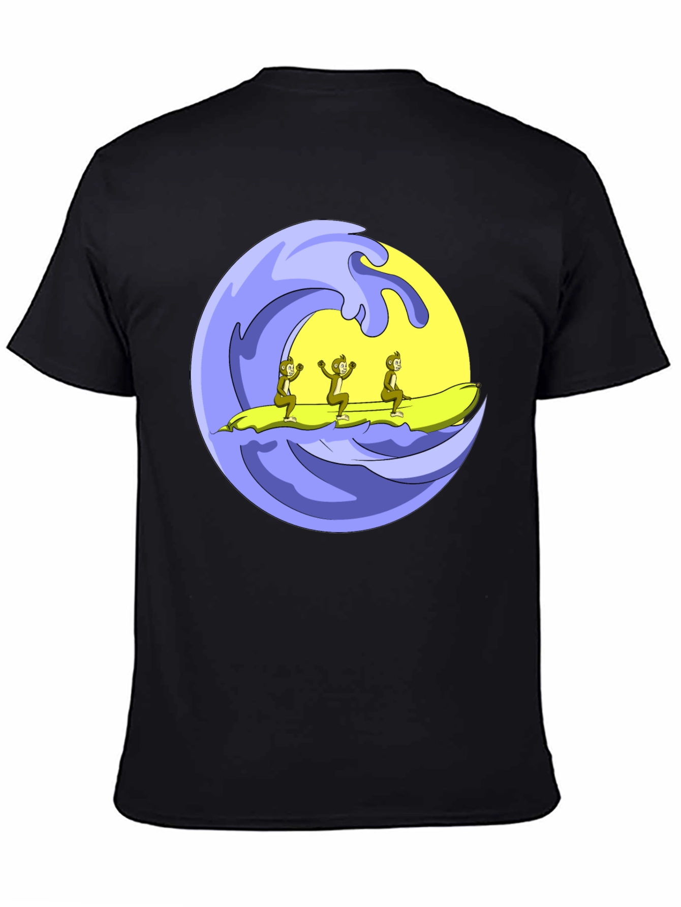 Monkey Banana Boat T-Shirt Funny Graphic Tee