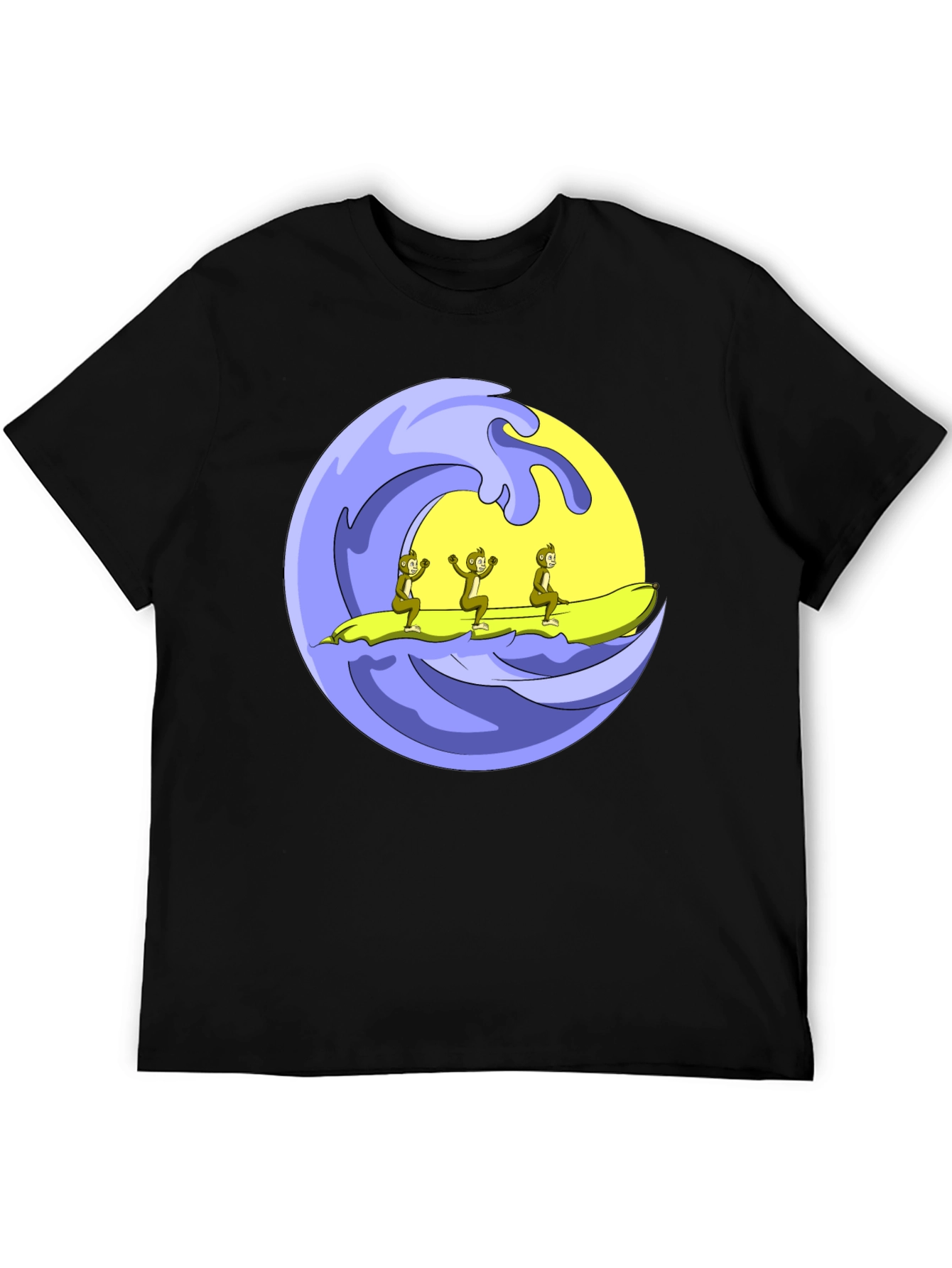 Monkey Banana Boat T-Shirt Funny Graphic Tee