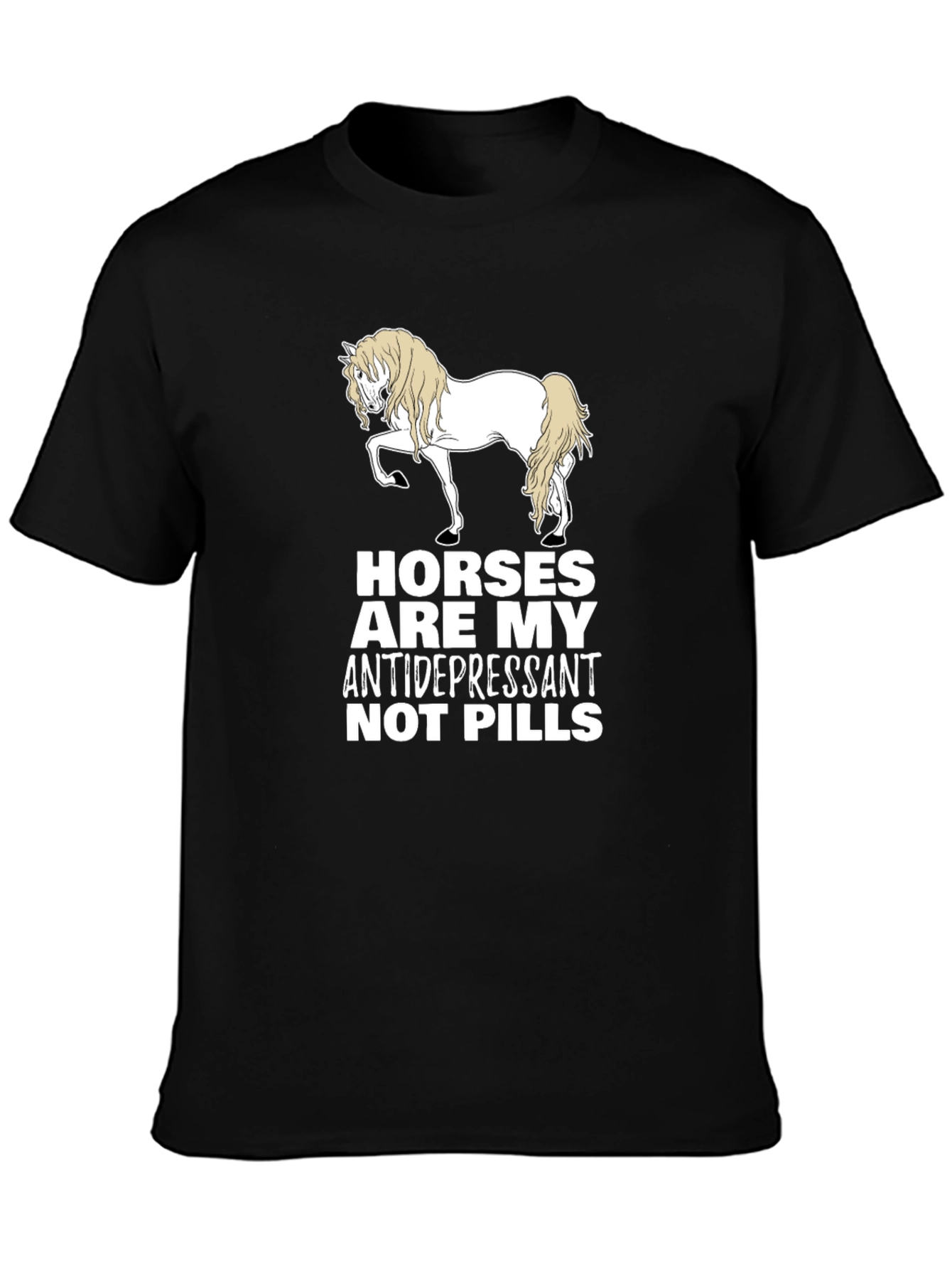 Horses Are My Antidepressant Graphic Tee