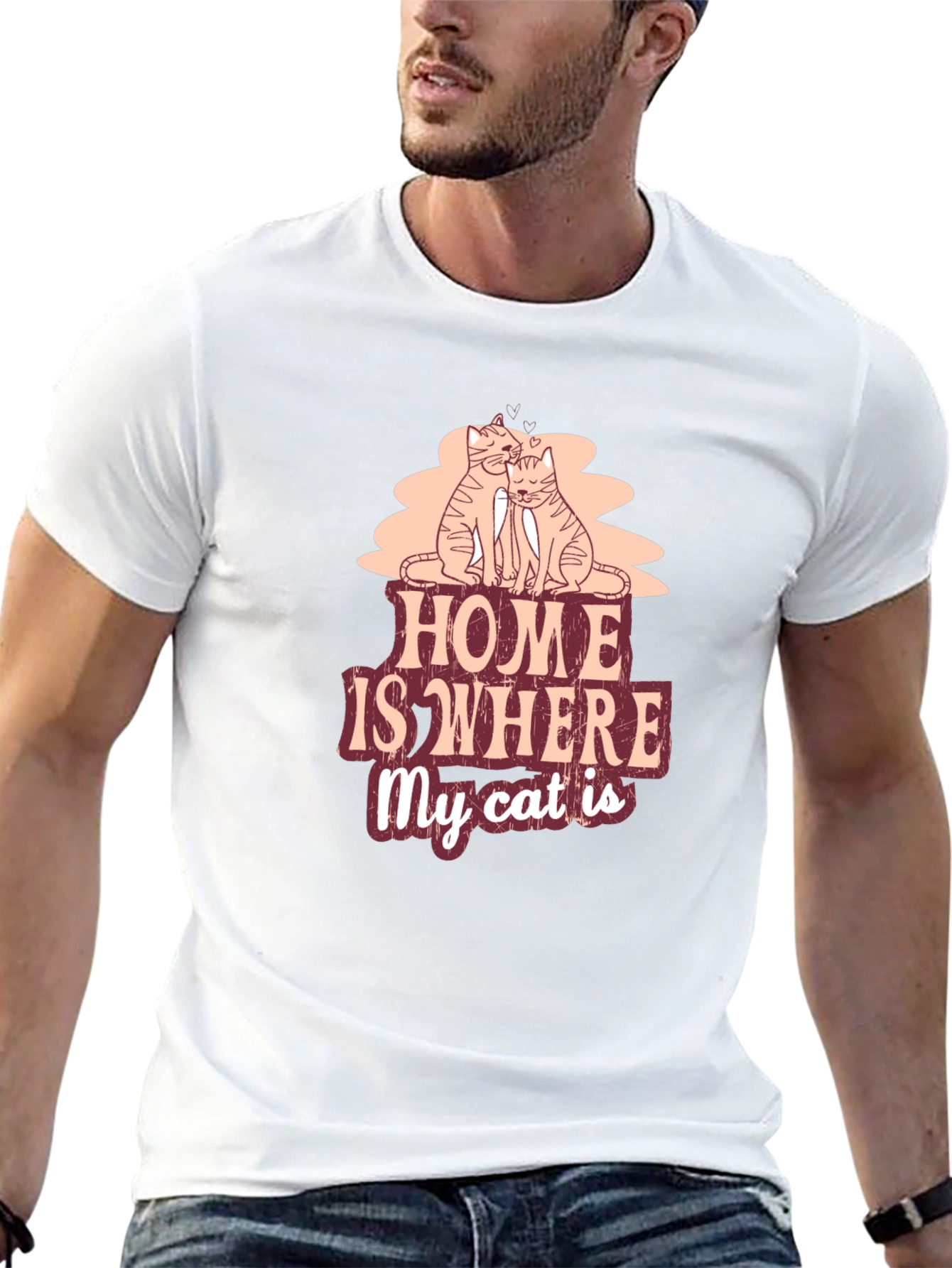 Home is Where My Cat Is T-Shirt