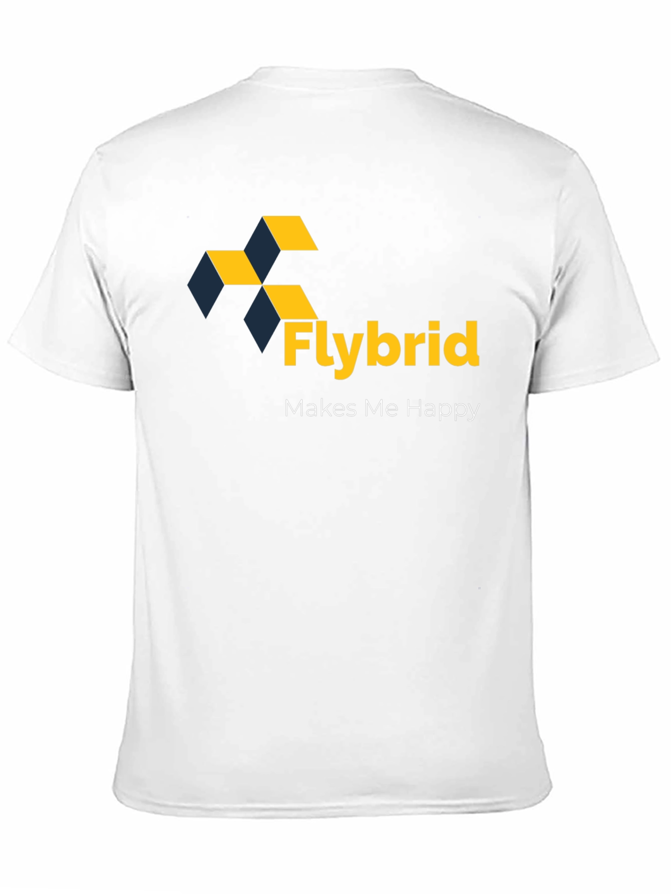 Flybrid Makes Me Happy Graphic Tee - Black
