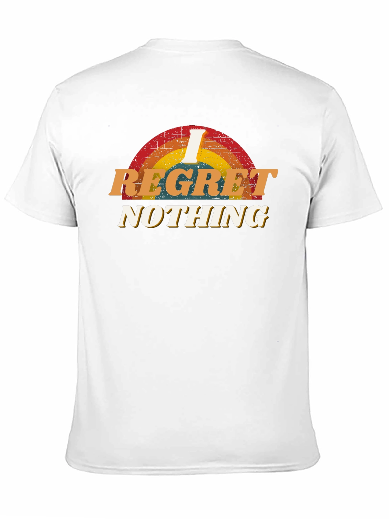 I Regret Nothing Graphic Tee - Black