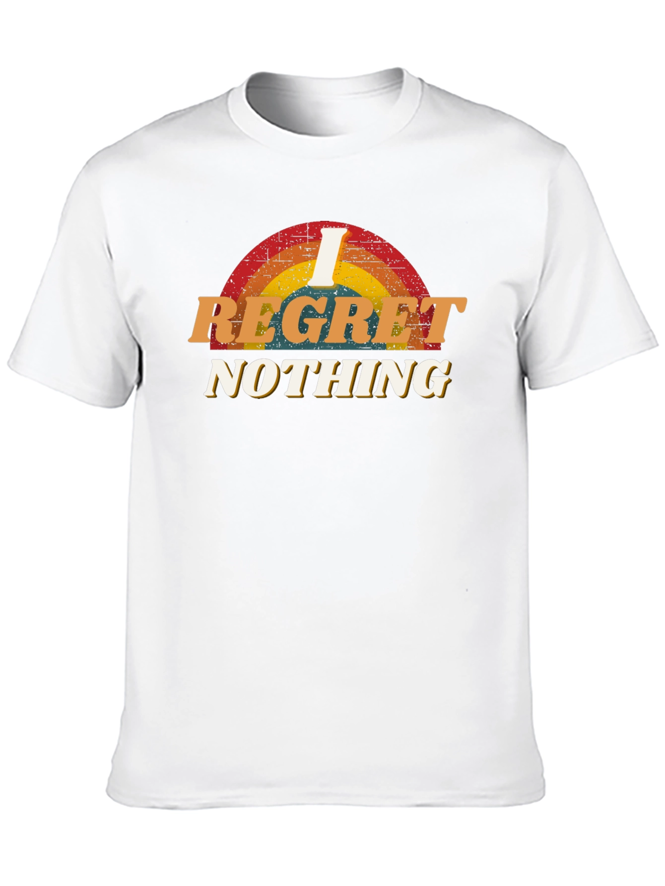 I Regret Nothing Graphic Tee - Black
