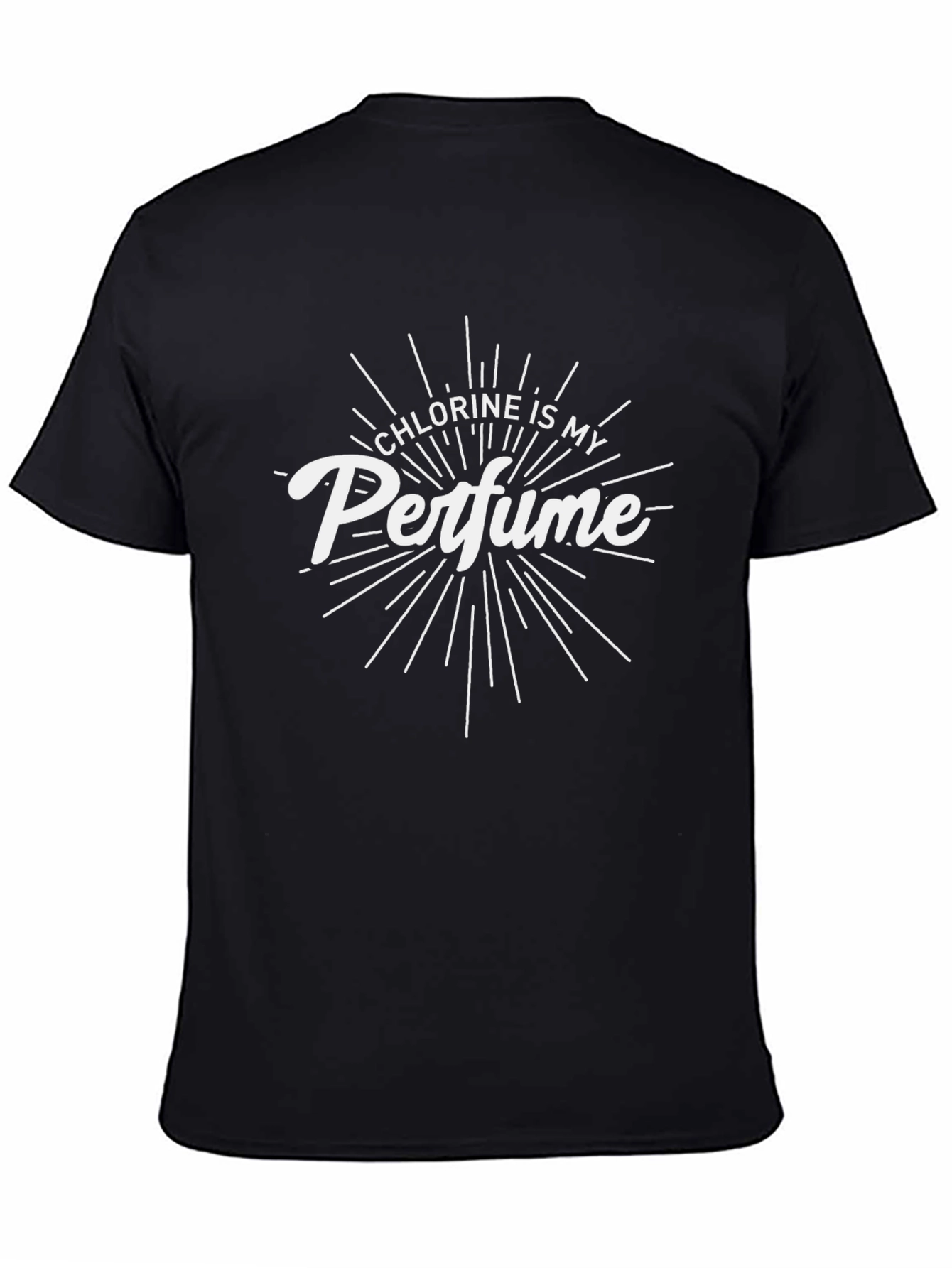 Chlorine is My Perfume Black Graphic T-Shirt