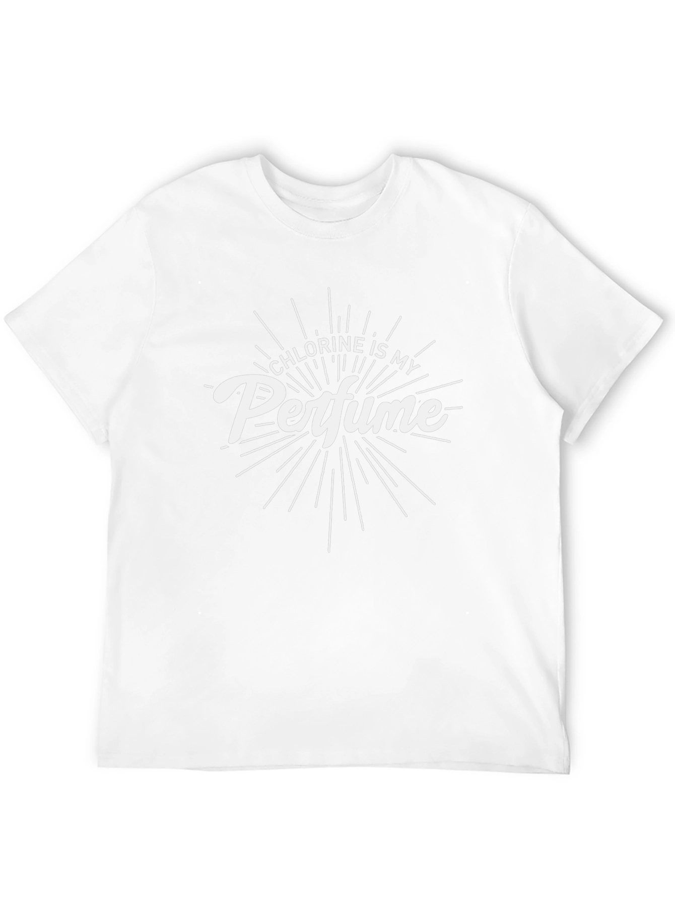 Chlorine is My Perfume Black Graphic T-Shirt