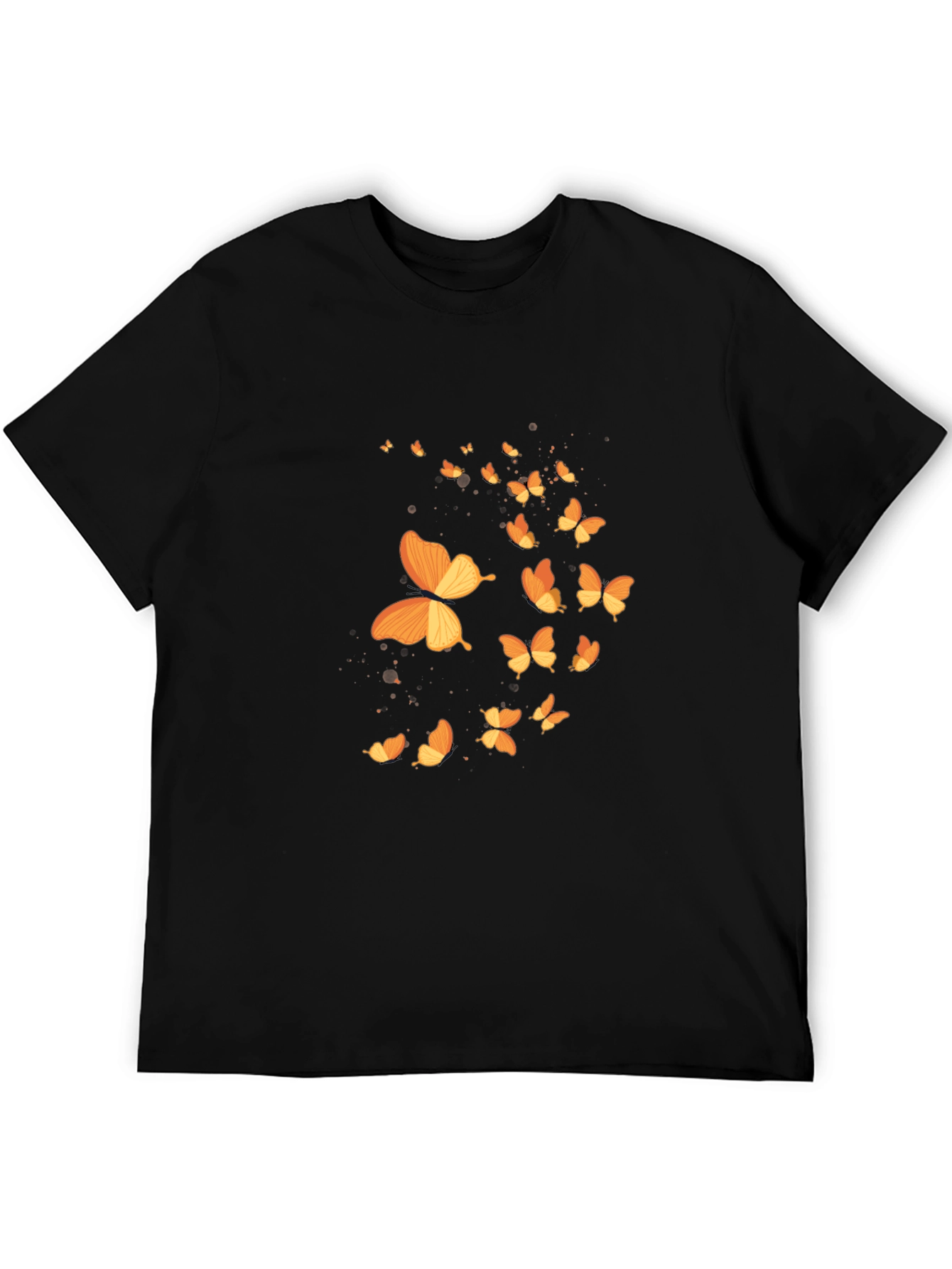 Butterfly Graphic Black T-Shirt