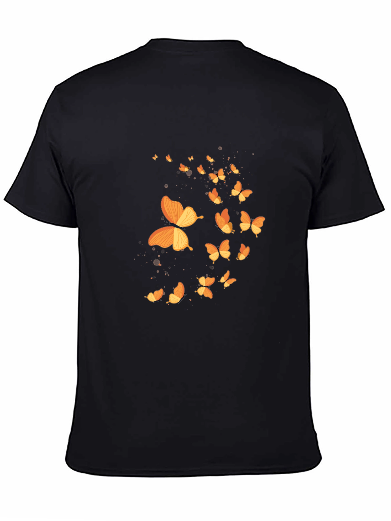 Butterfly Graphic Black T-Shirt
