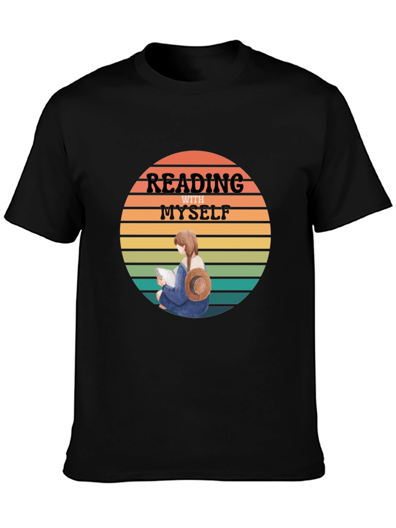Reading With Myself Graphic Tee - Unisex Soft Cotton