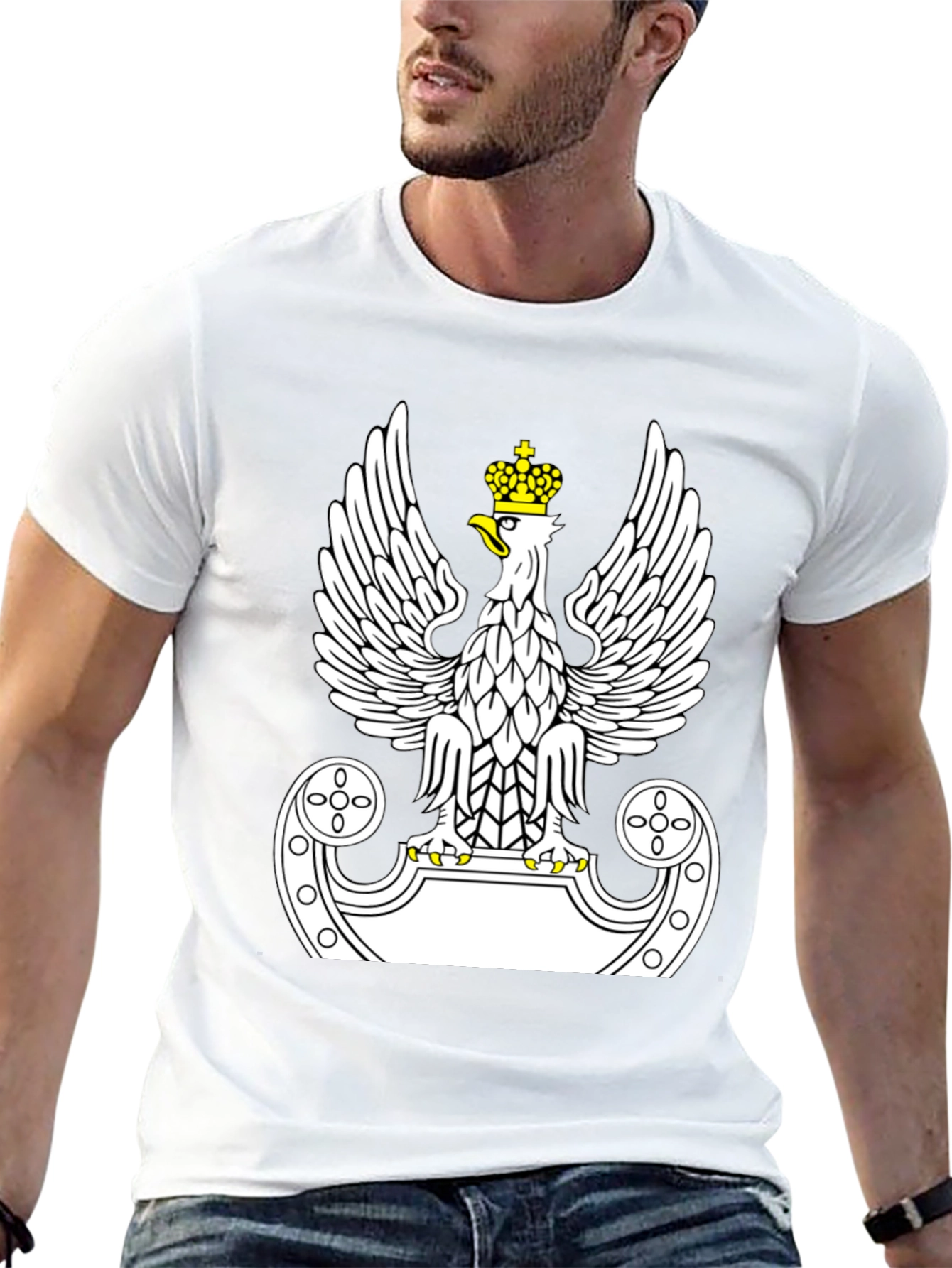 Polish Eagle T-Shirt - Black - Unisex
