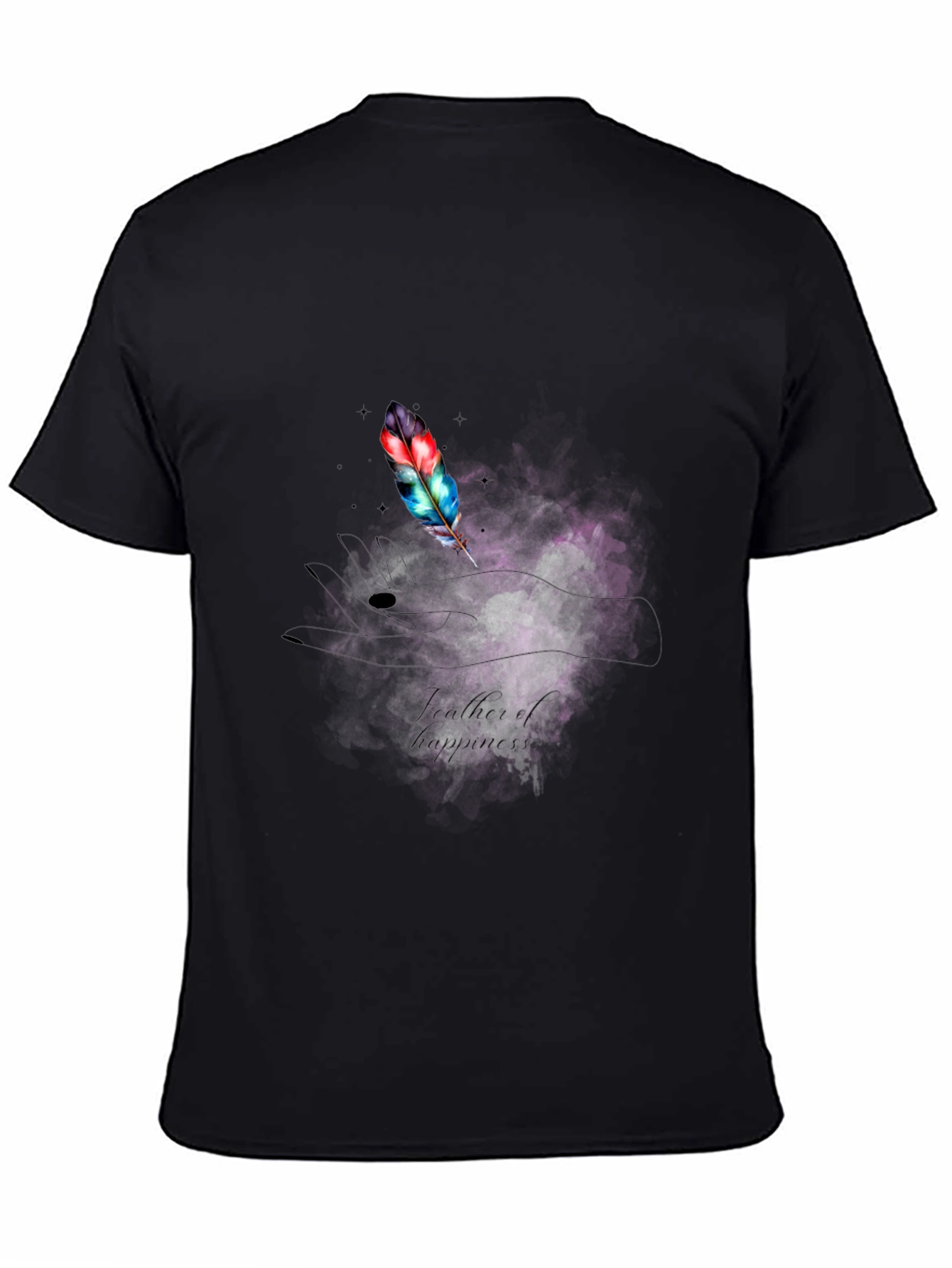 Feather of Happiness Graphic T-Shirt