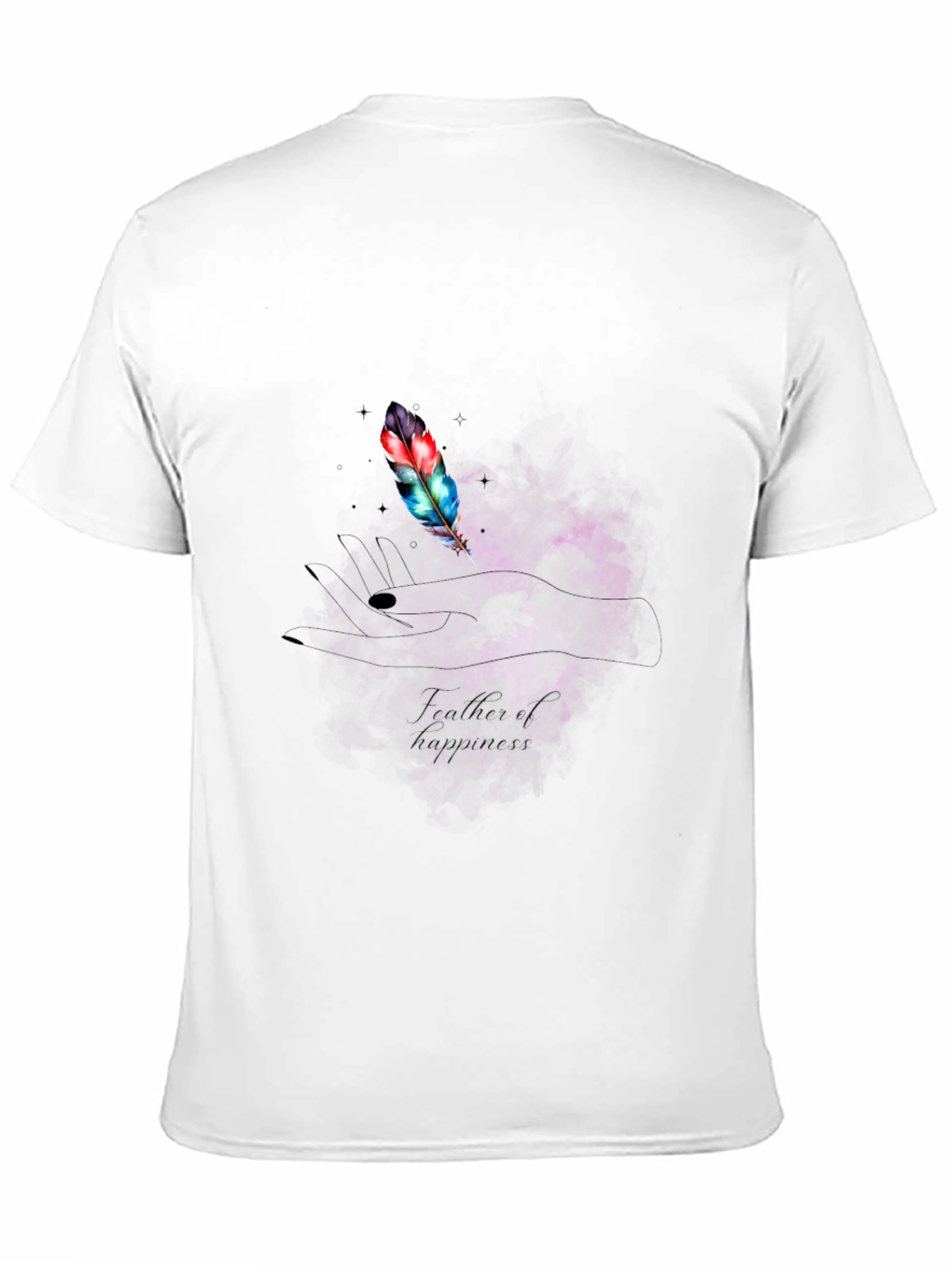 Feather of Happiness Graphic T-Shirt