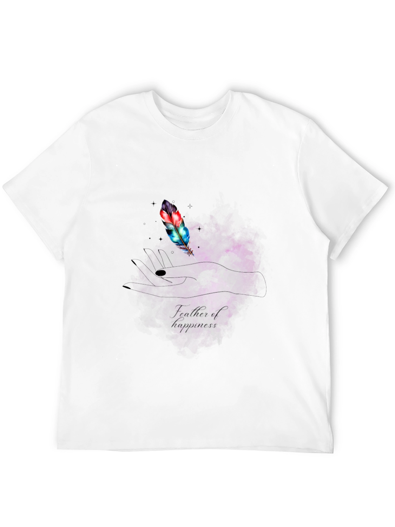Feather of Happiness Graphic T-Shirt